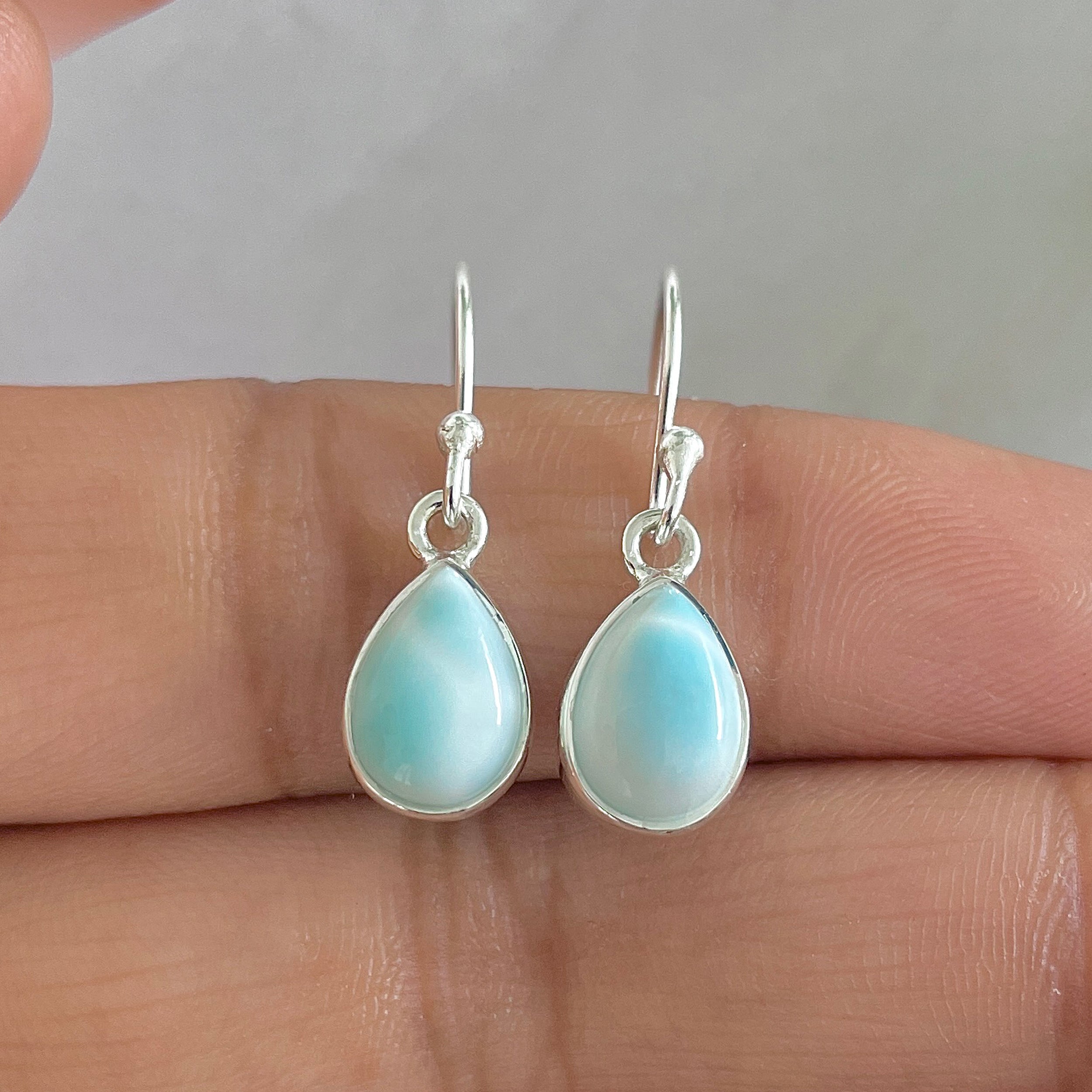 Larimar Earring-(LAR-E-560.)
