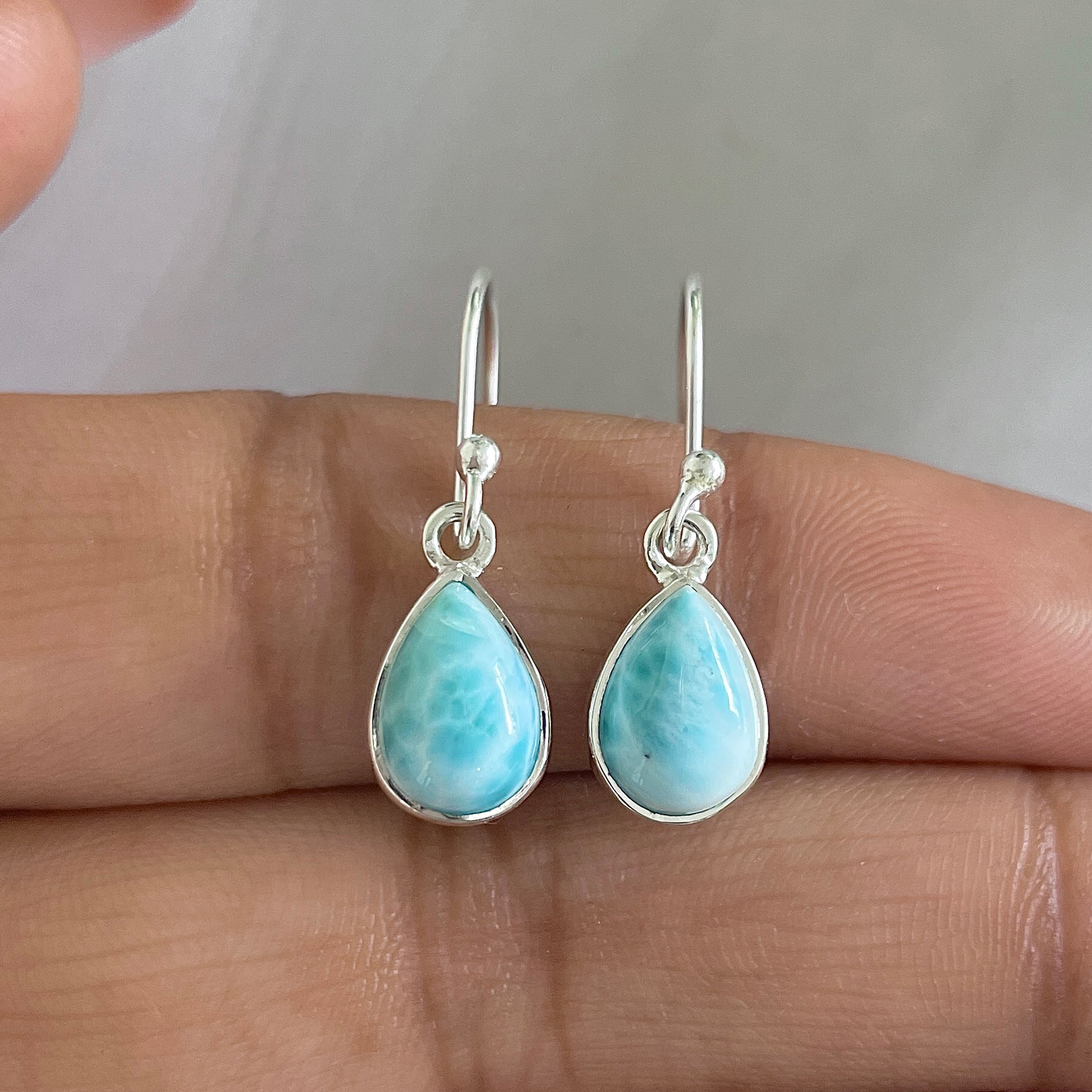 Larimar Earring-(LAR-E-600.)