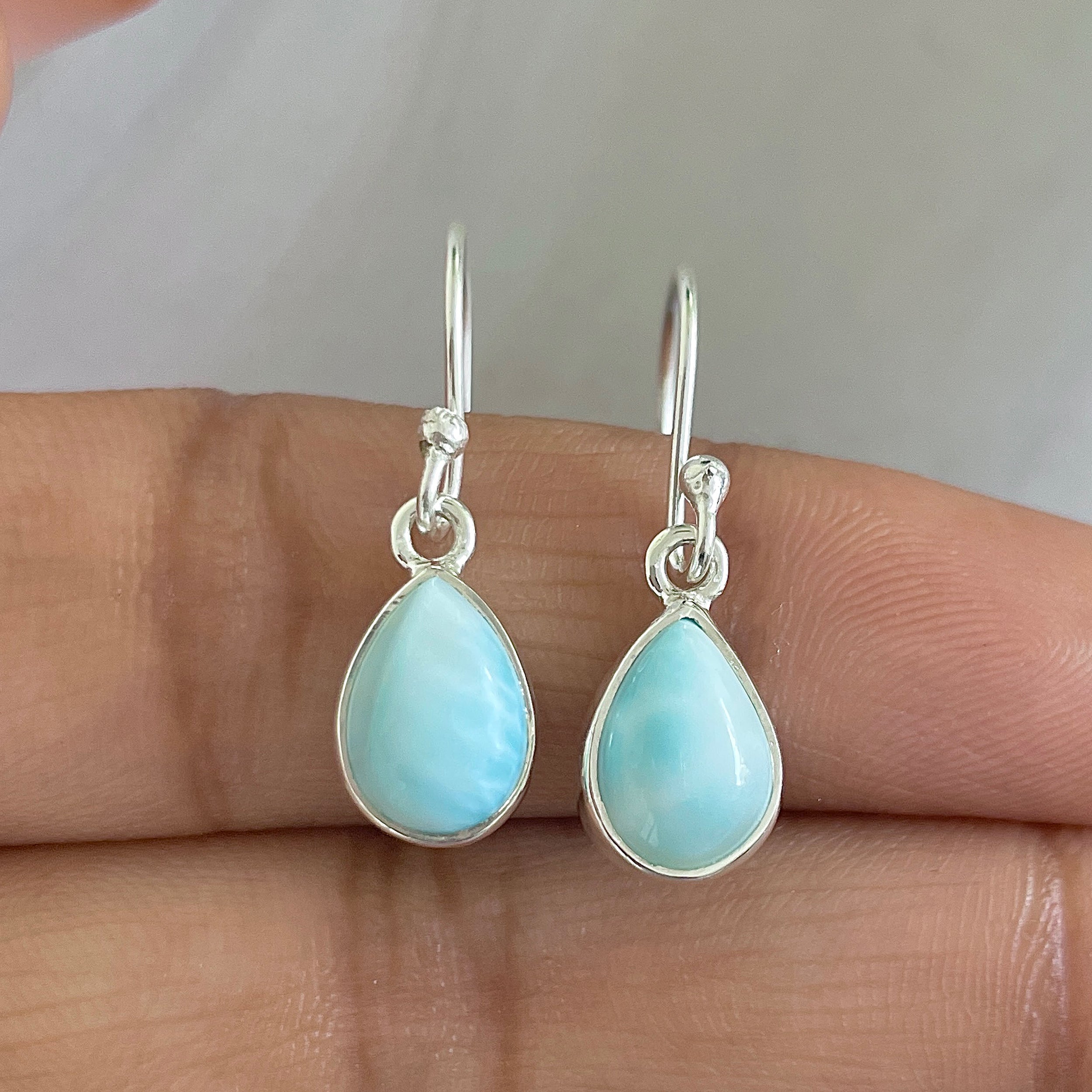 Larimar Earring-(LAR-E-602.)