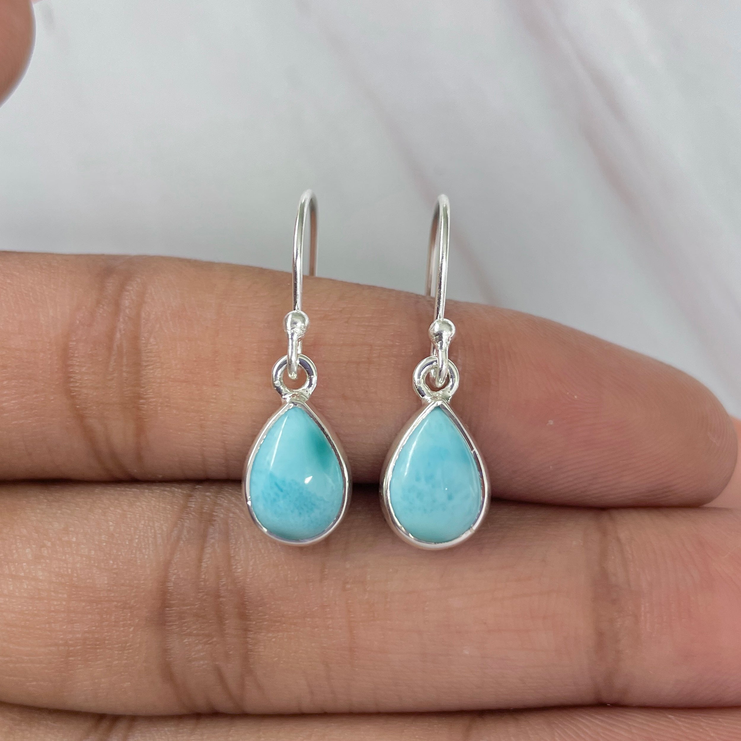 Larimar Earring-(LAR-E-616.)