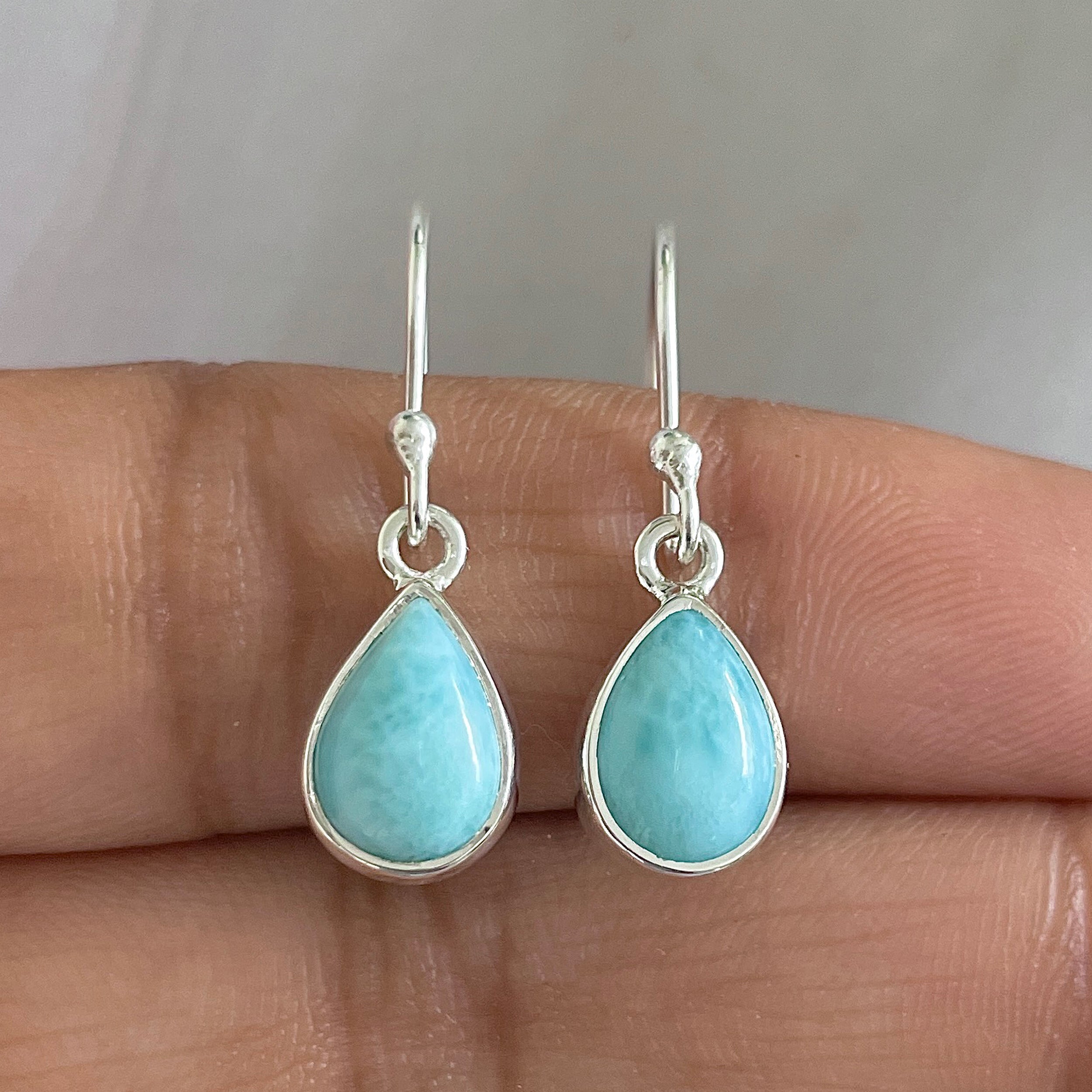 Larimar Earring-(LAR-E-632.)