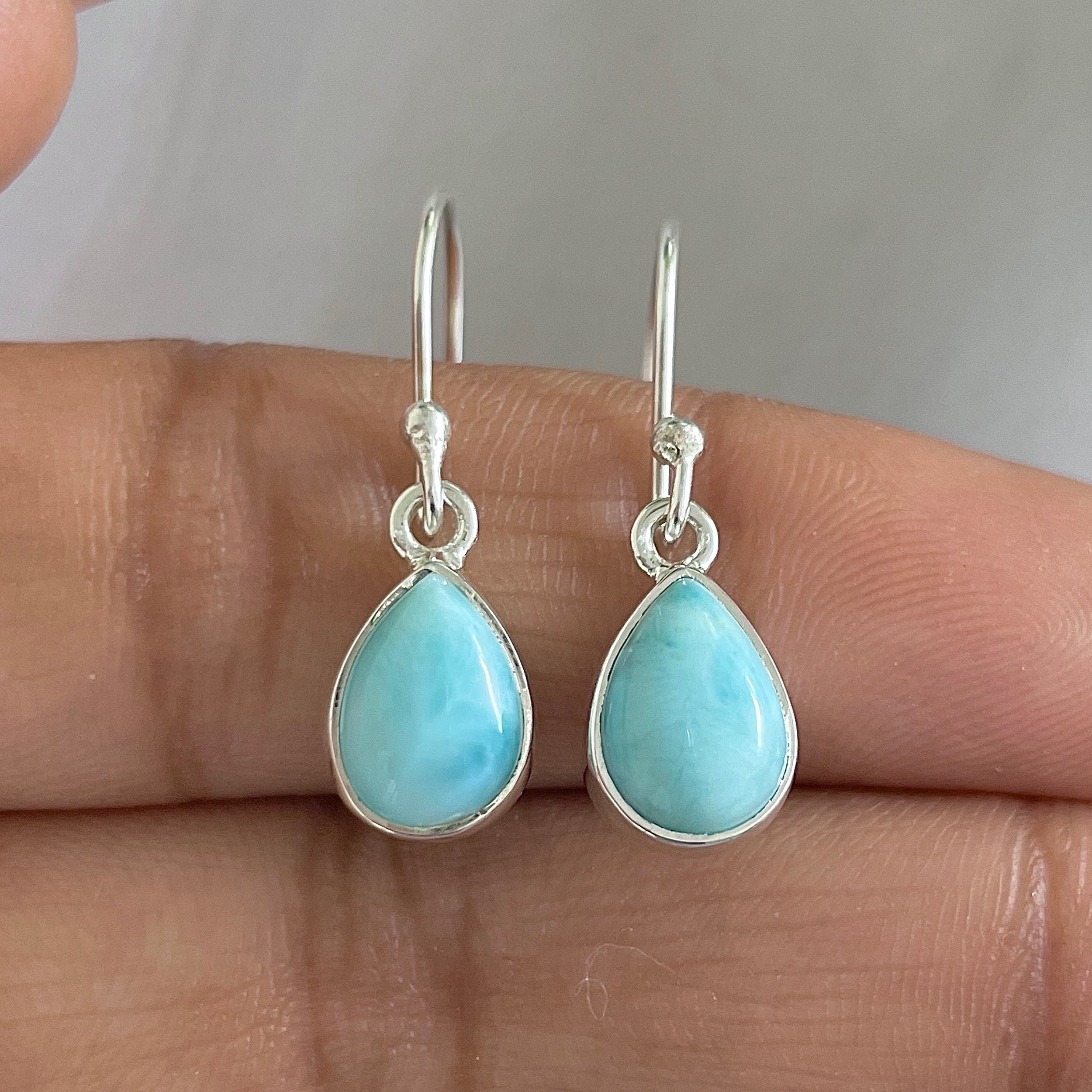 Larimar Earring-(LAR-E-633.)