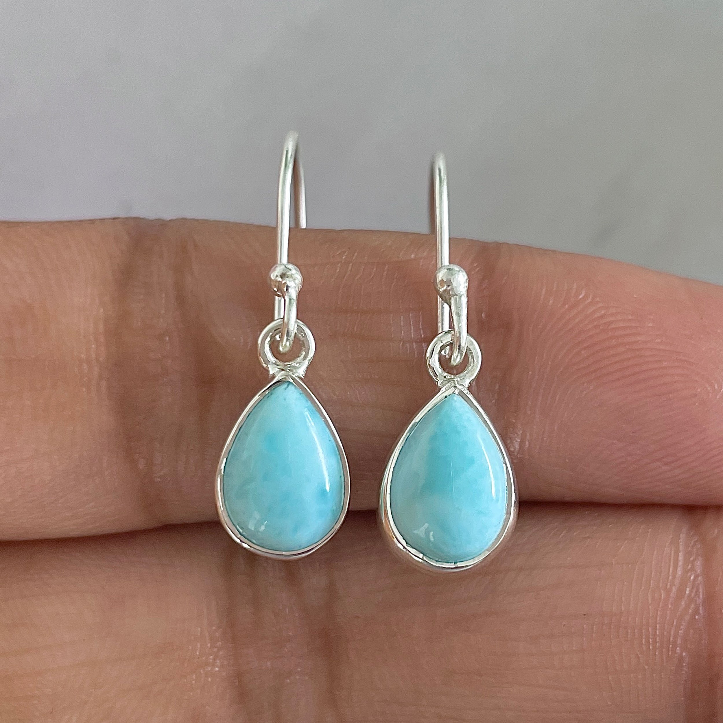 Larimar Earring-(LAR-E-650.)