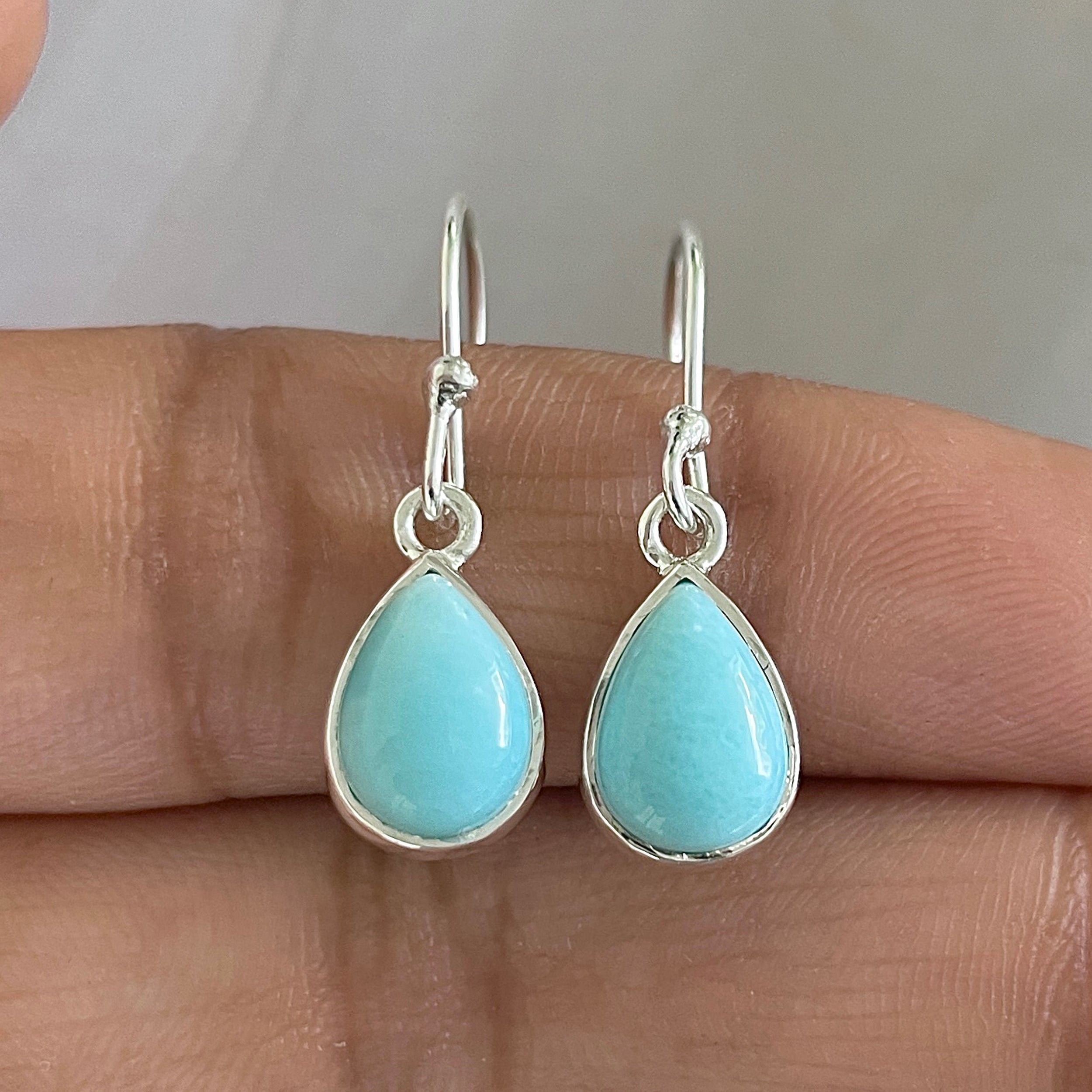 Larimar Earring-(LAR-E-666.)