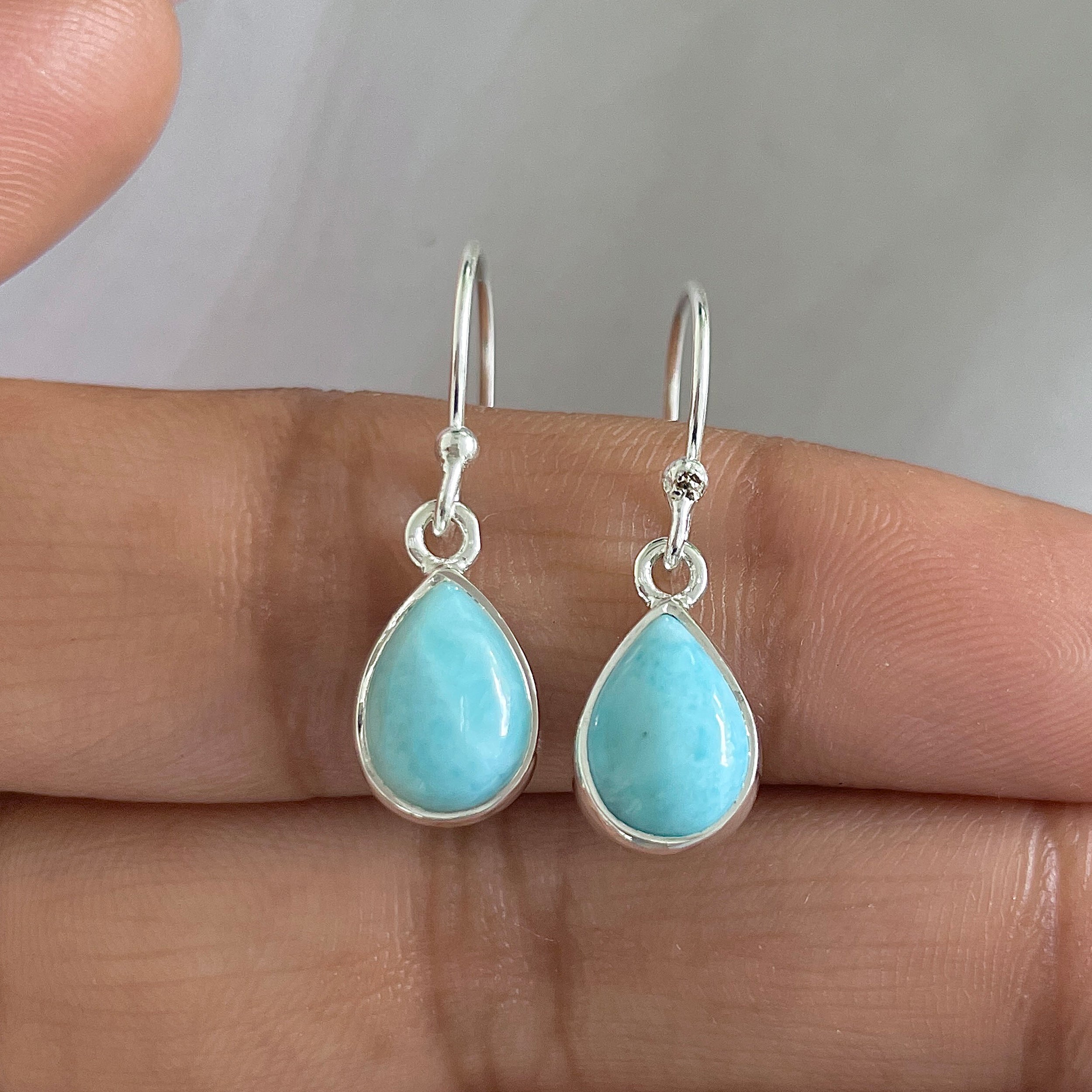 Larimar Earring-(LAR-E-680.)