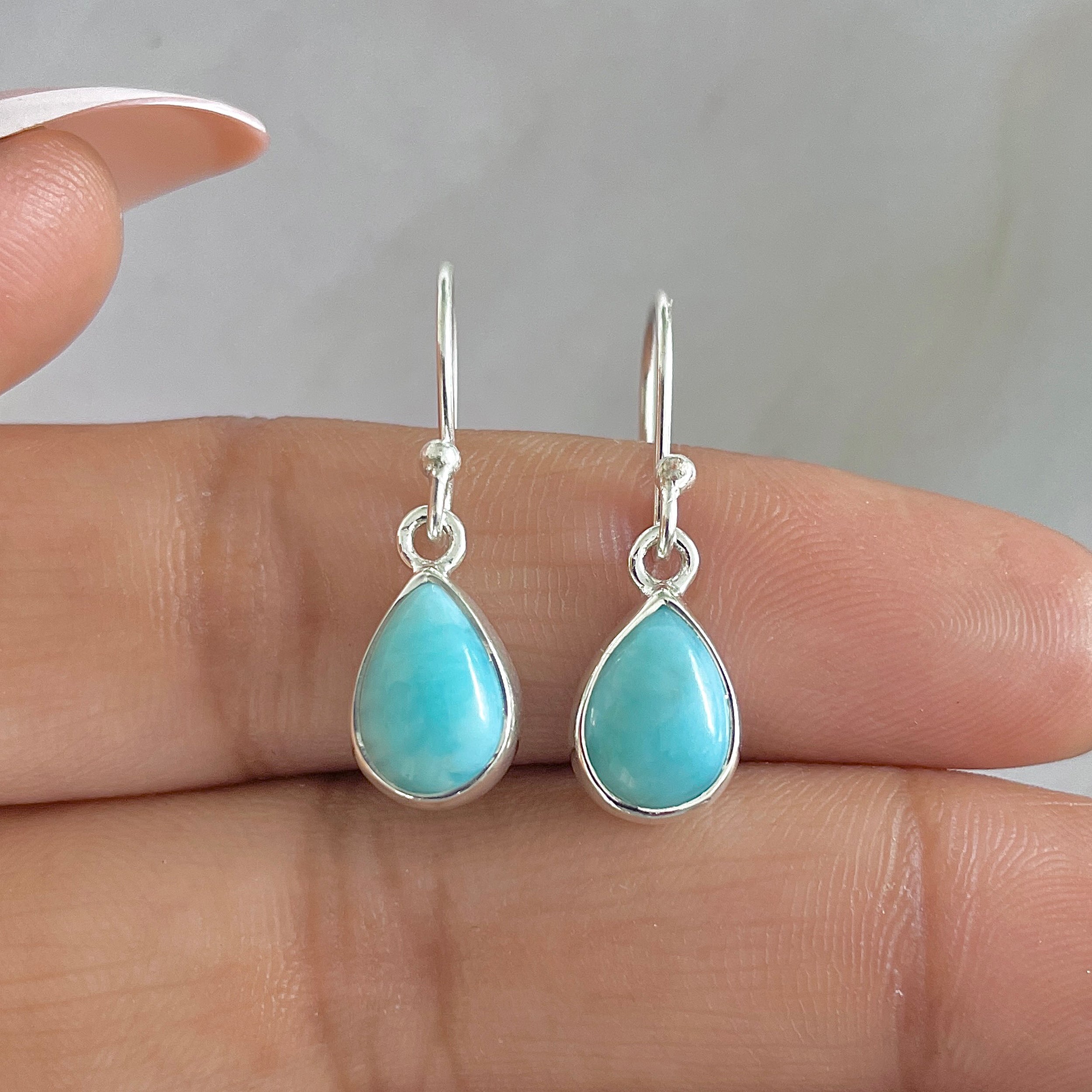 Larimar Earring-(LAR-E-700.)