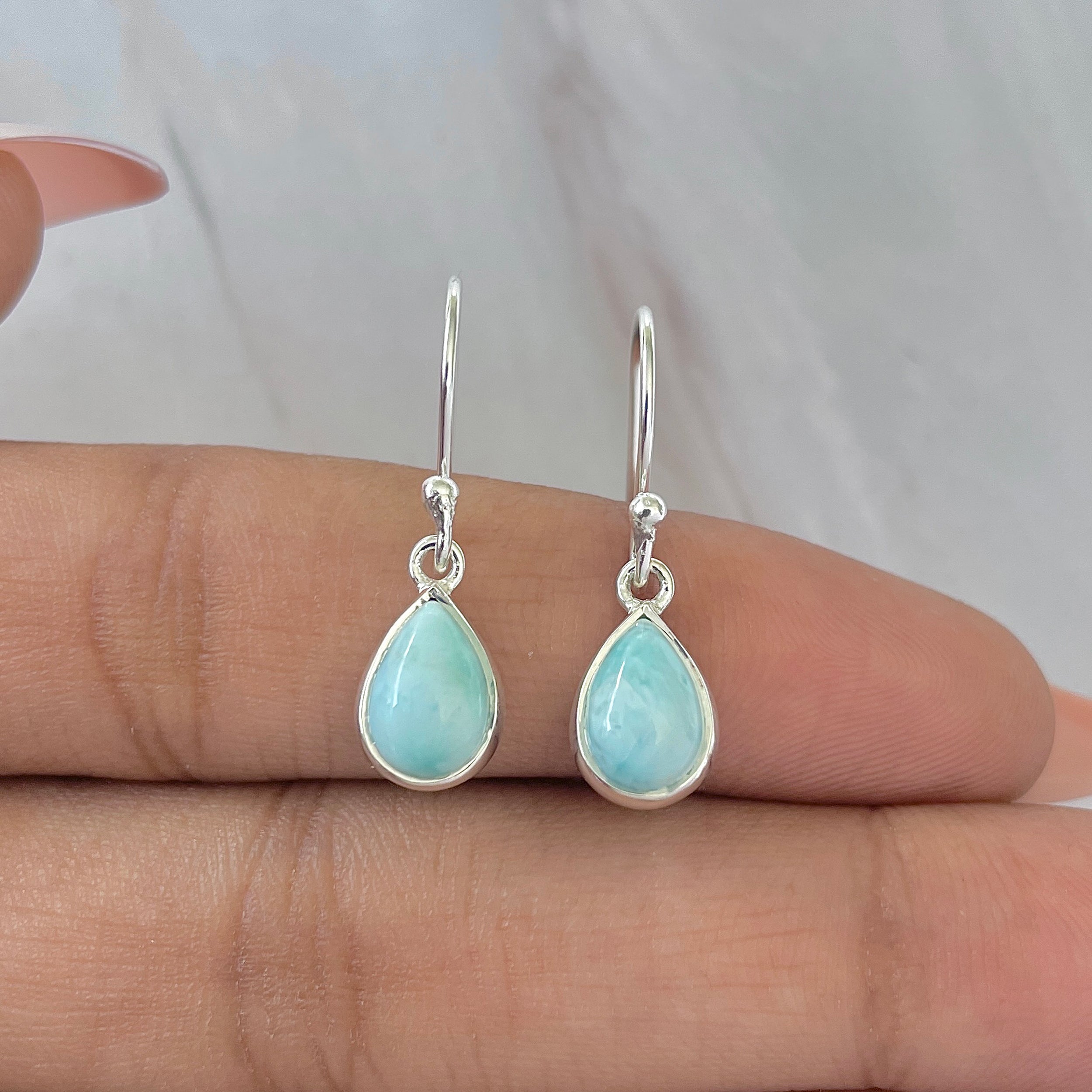 Larimar Earring-(LAR-E-703.)