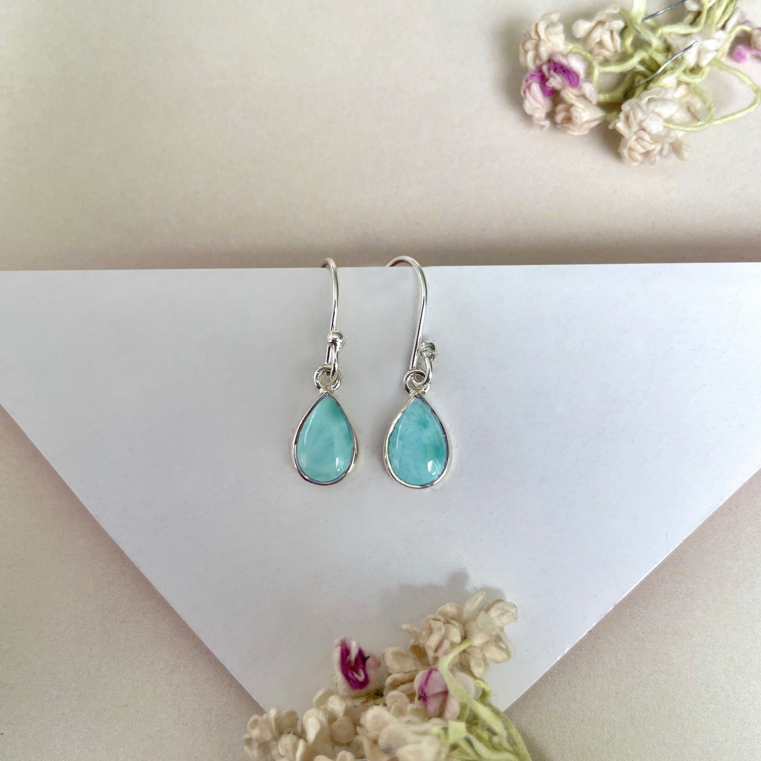 Larimar Earring-(LAR-E-711.)