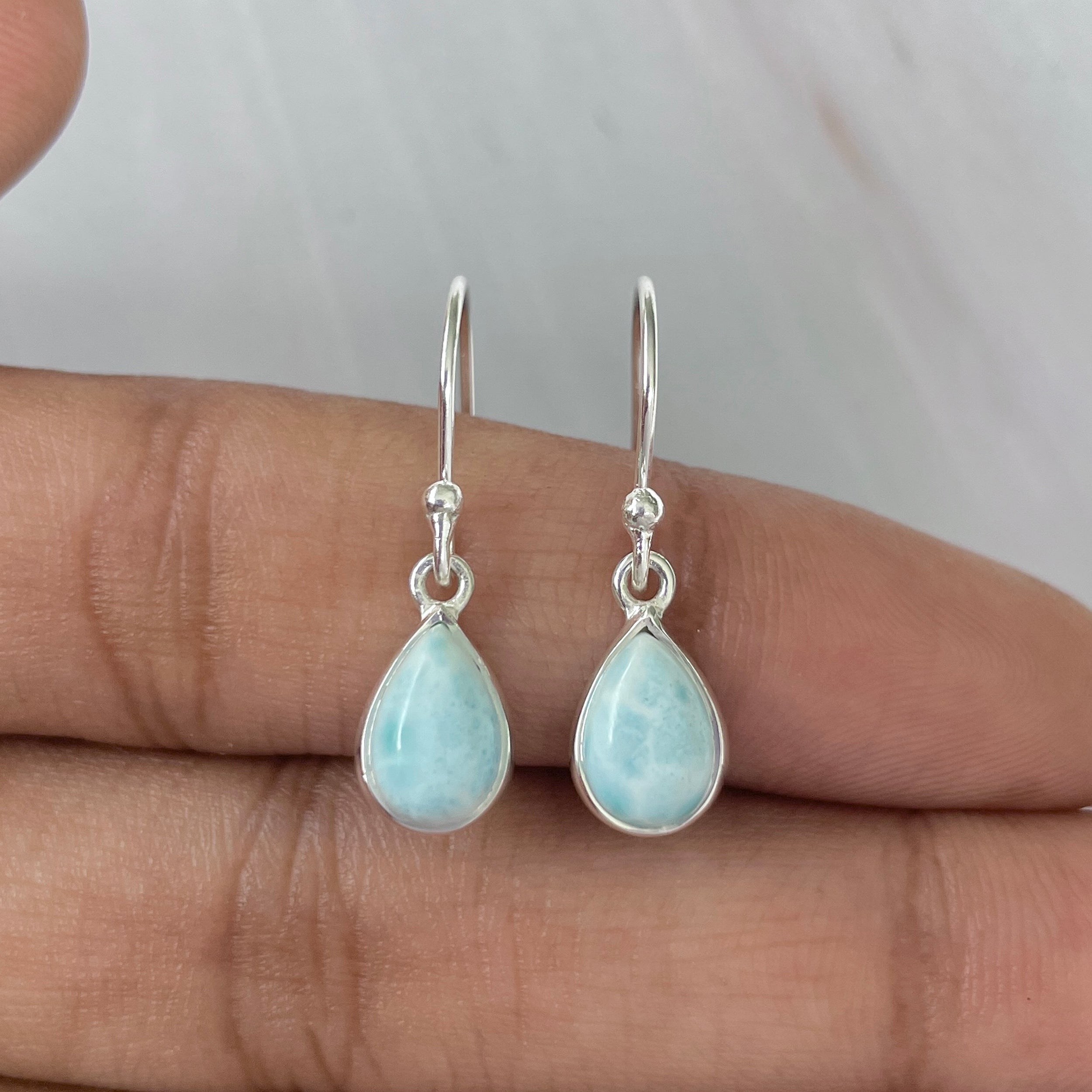 Larimar Earring-(LAR-E-794.)