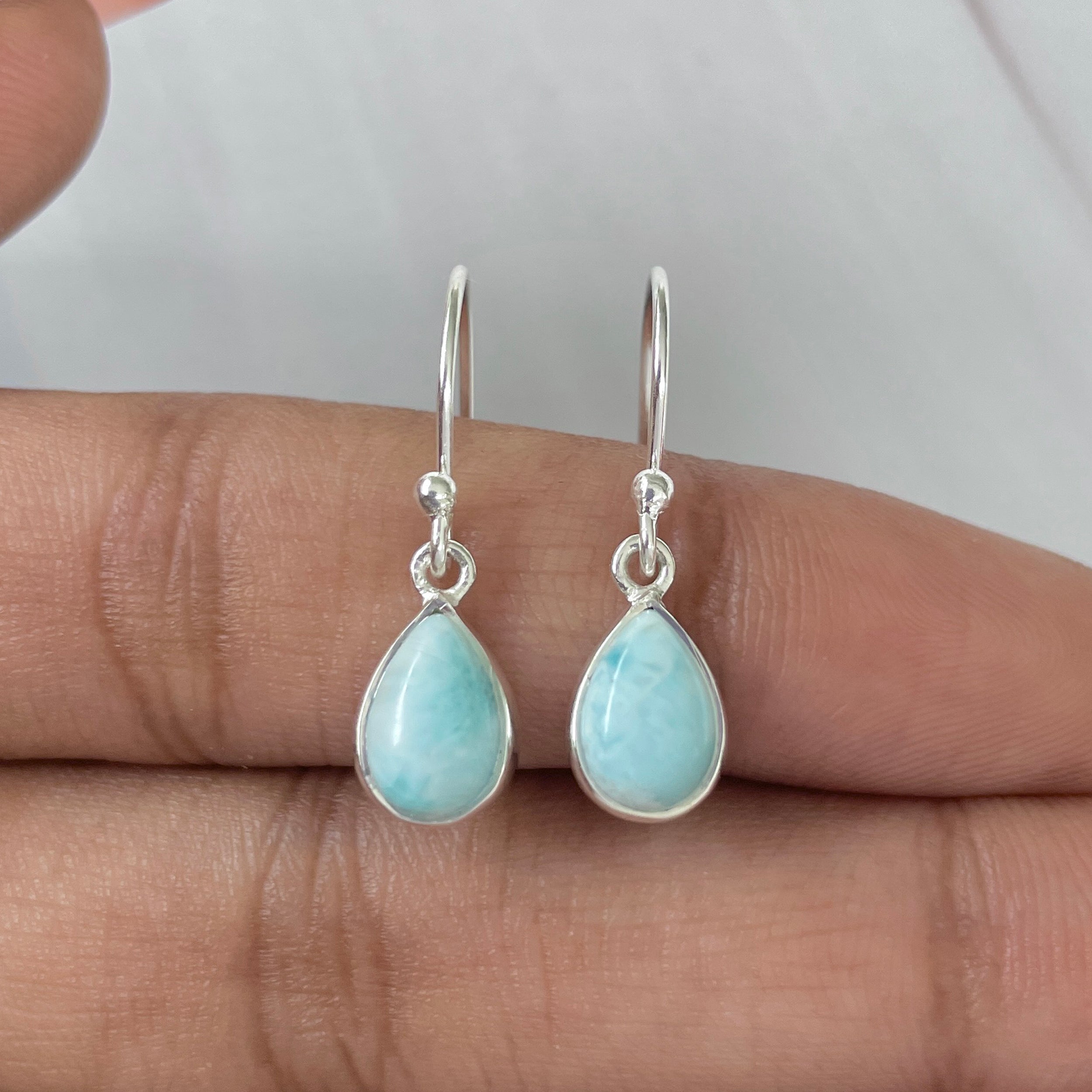 Larimar Earring-(LAR-E-797.)