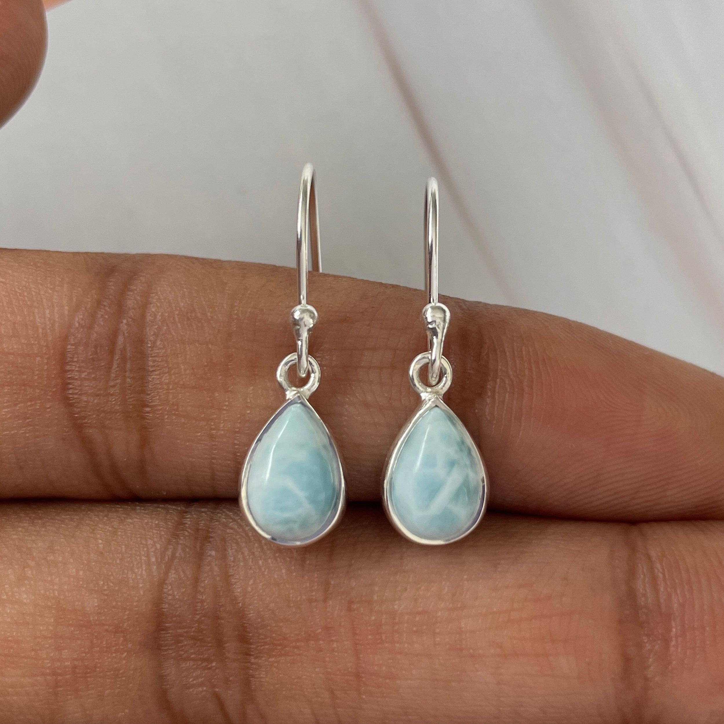 Larimar Earring-(LAR-E-800.)