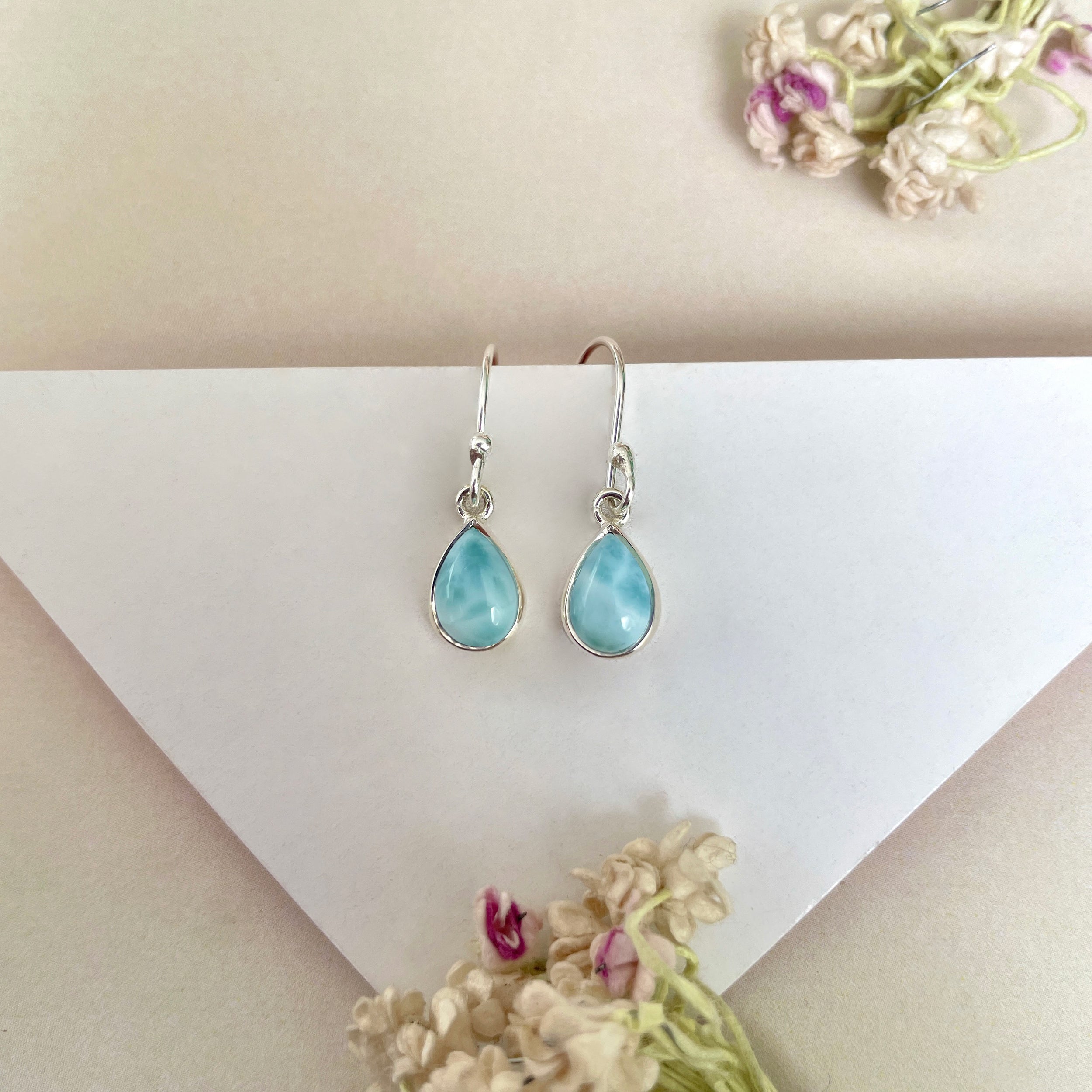Larimar Earring-(LAR-E-801.)