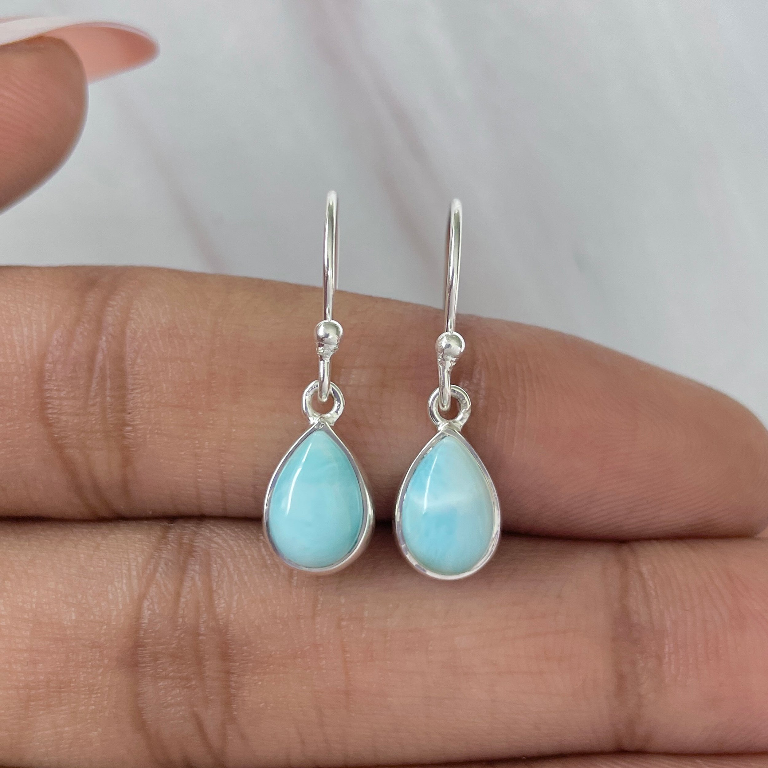 Larimar Earring-(LAR-E-805.)
