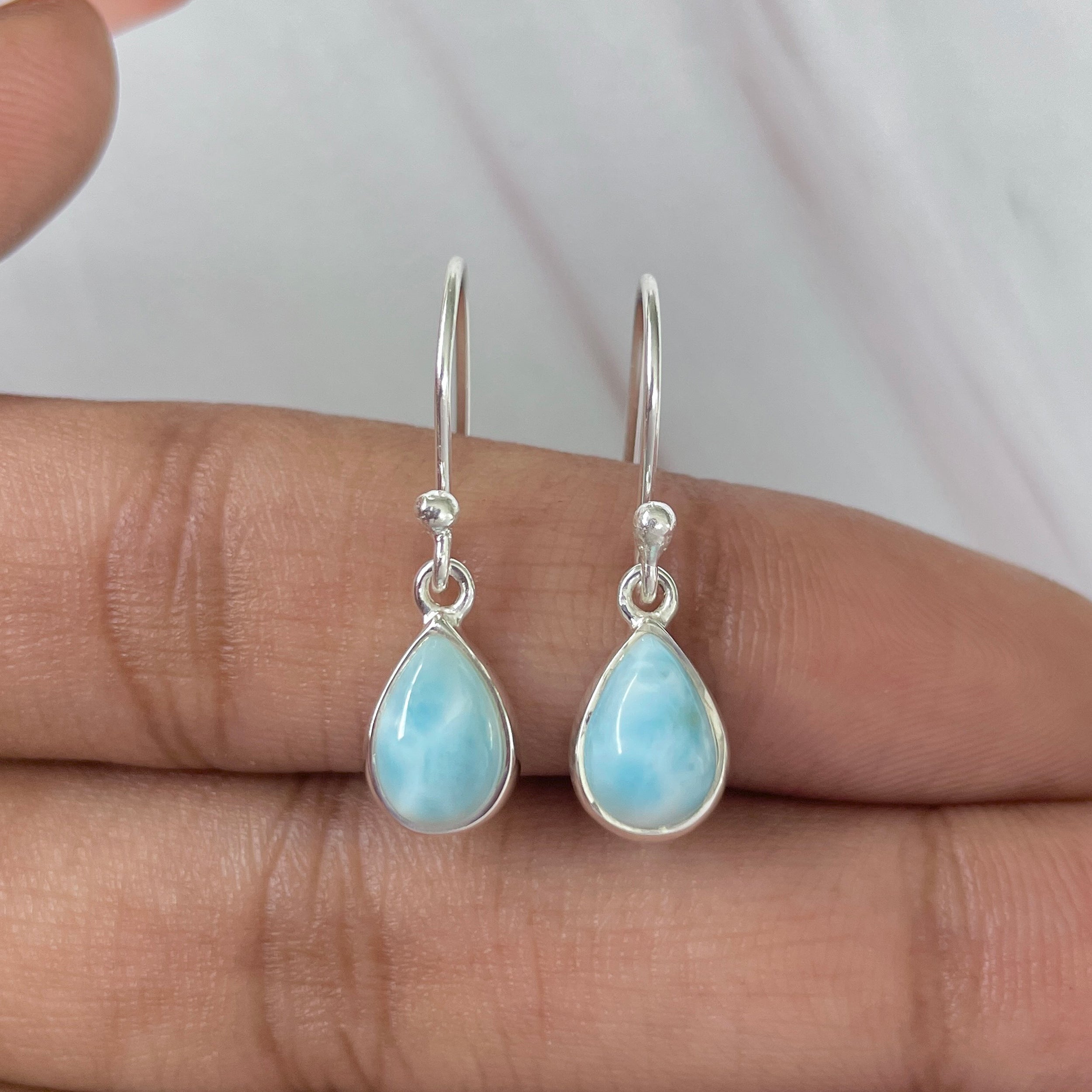 Larimar Earring-(LAR-E-807.)