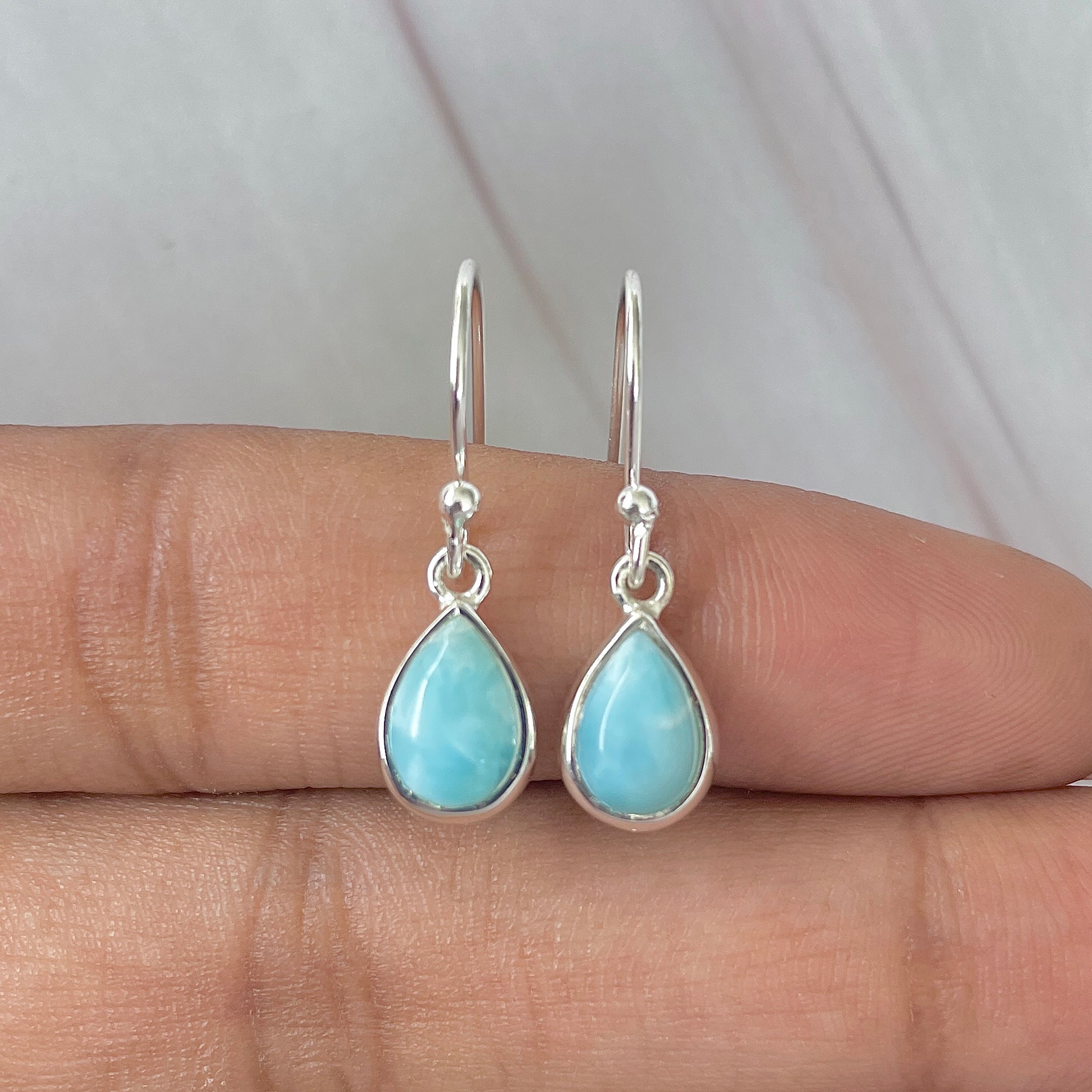 Larimar Earring-(LAR-E-813.)