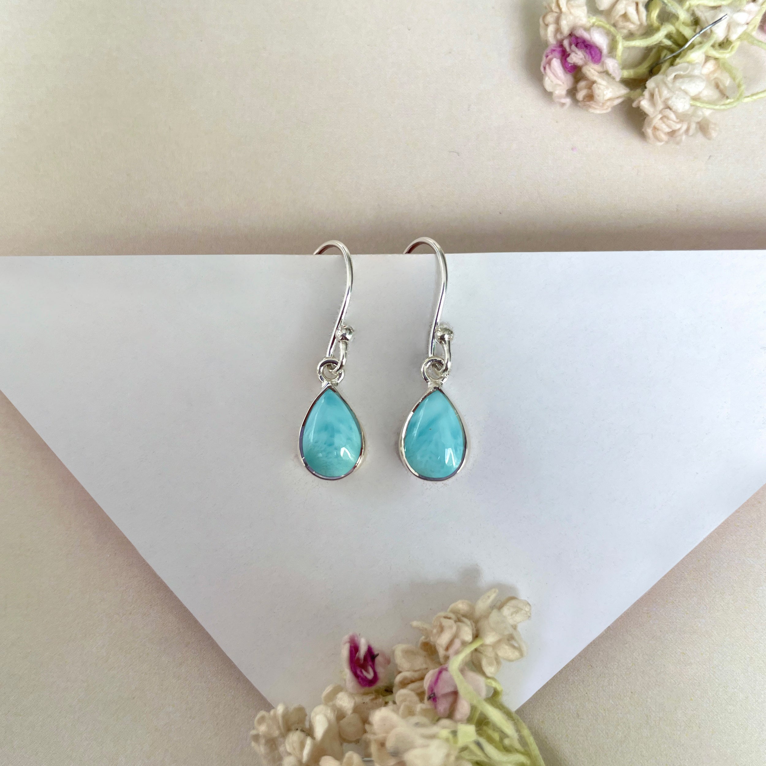 Larimar Earring-(LAR-E-824.)