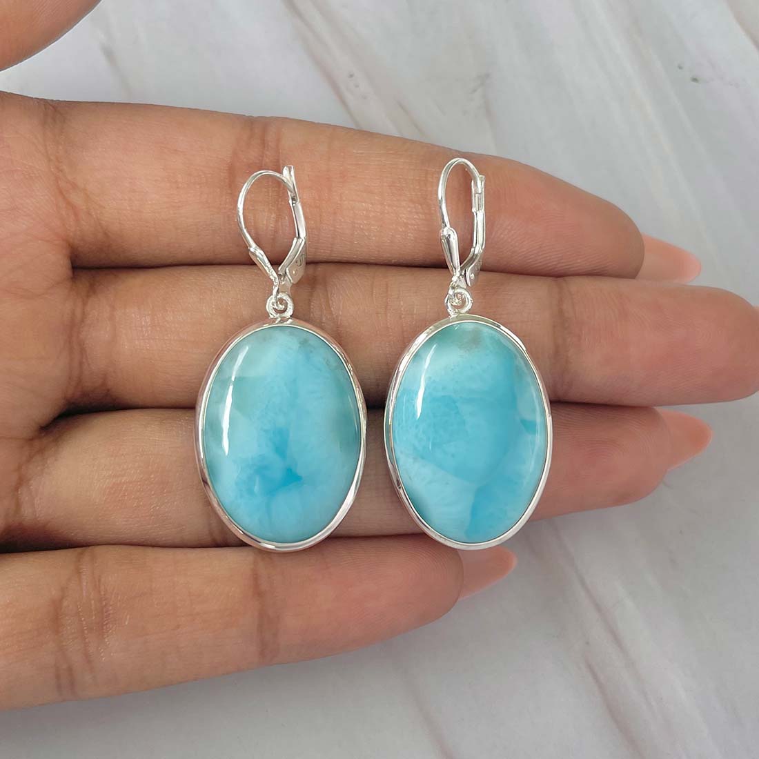 Larimar Earring-LAR-E-(84.)