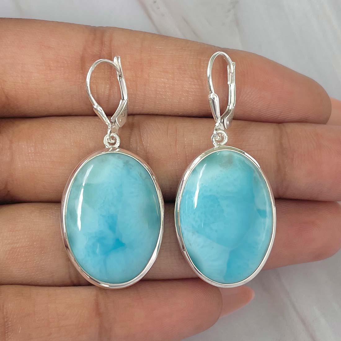 Larimar Earring-LAR-E-(84.)