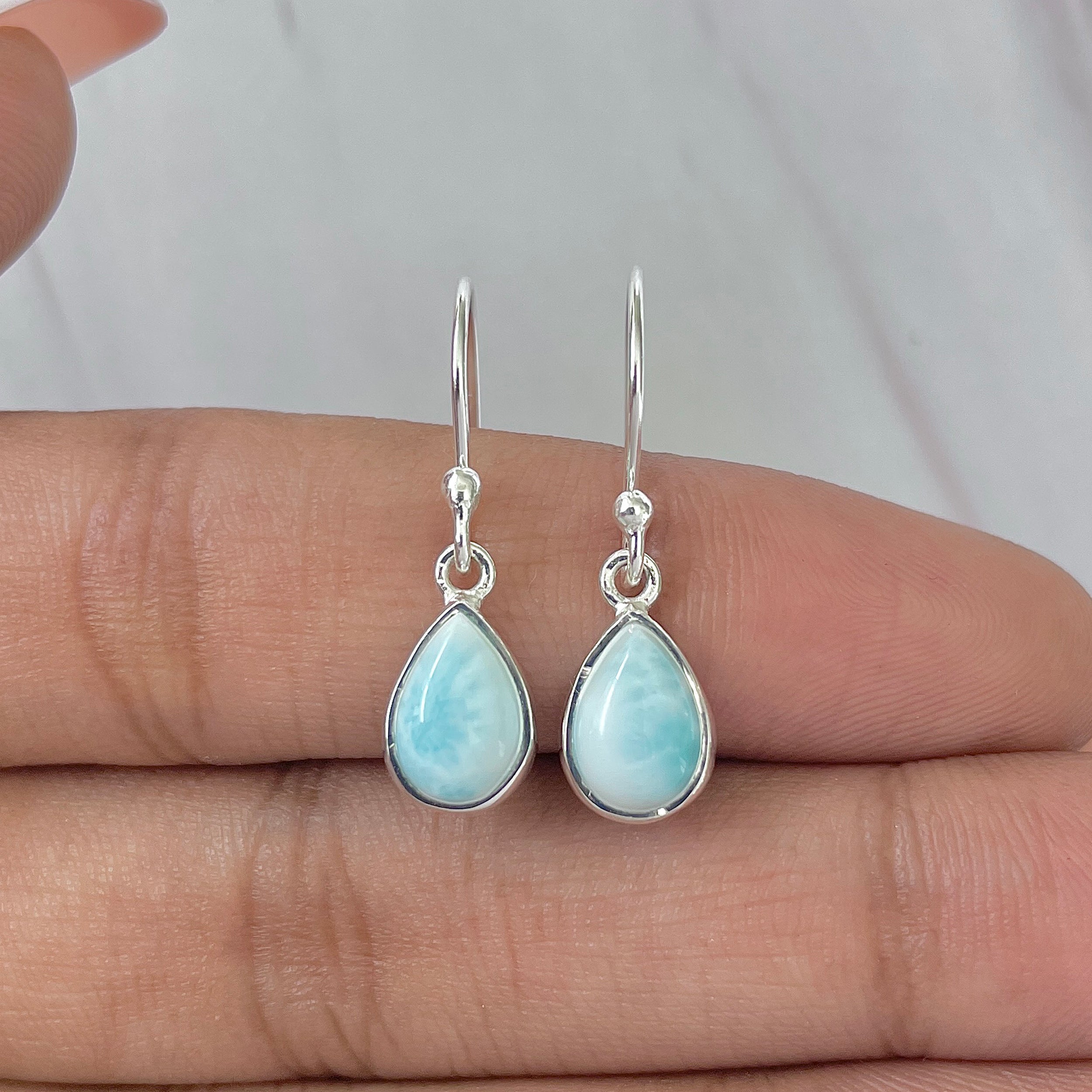 Larimar Earring-(LAR-E-888.)