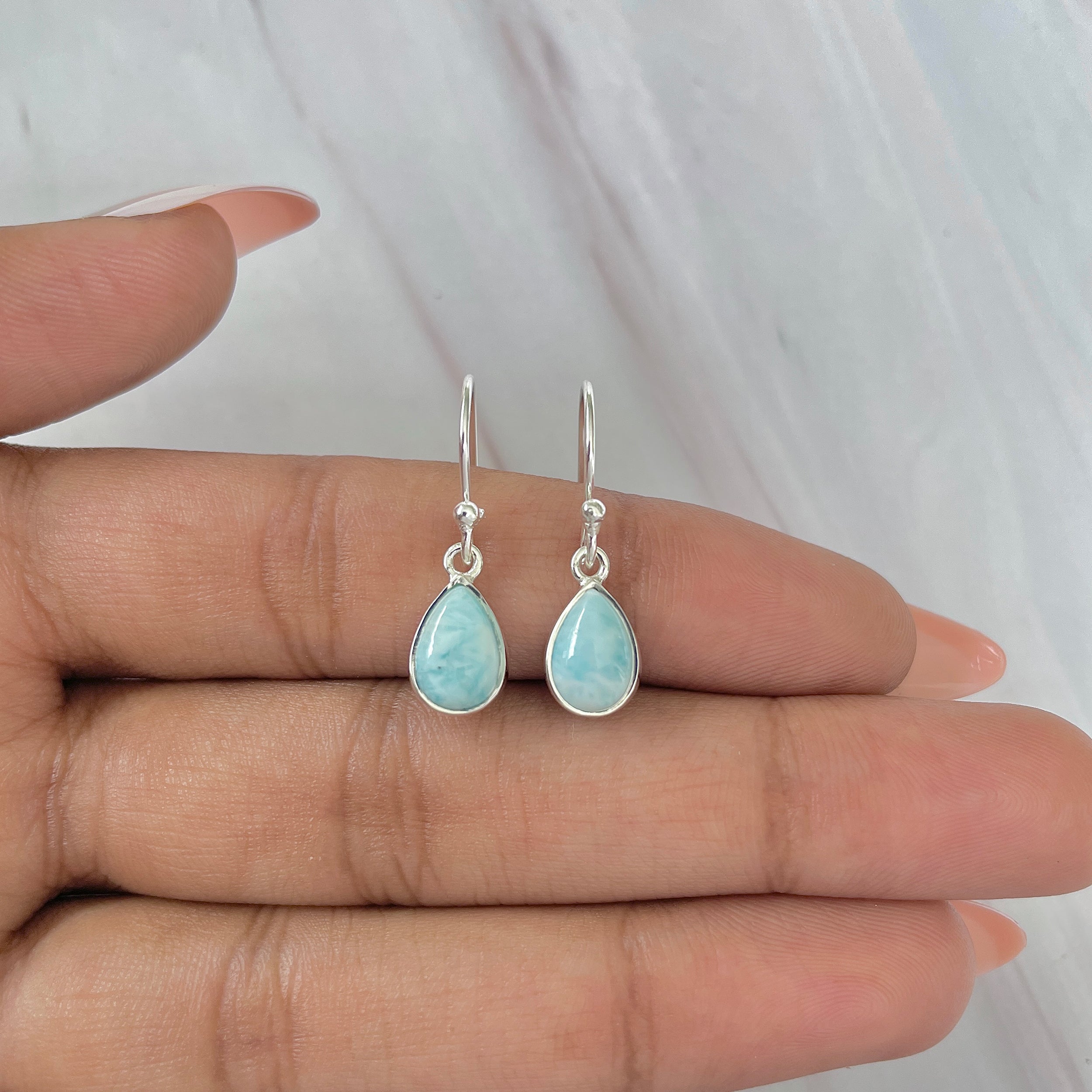 Larimar Earring-(LAR-E-900.)