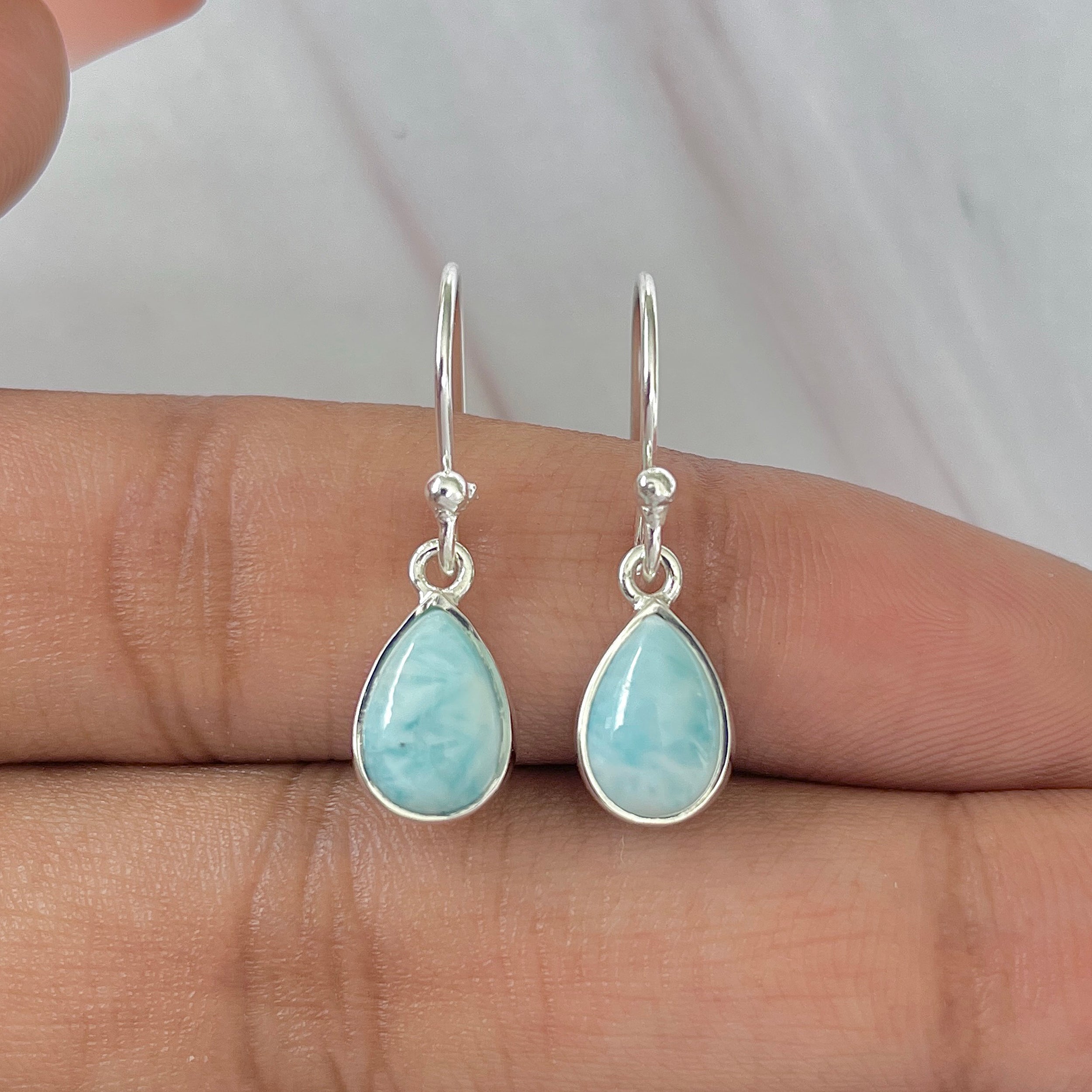 Larimar Earring-(LAR-E-900.)