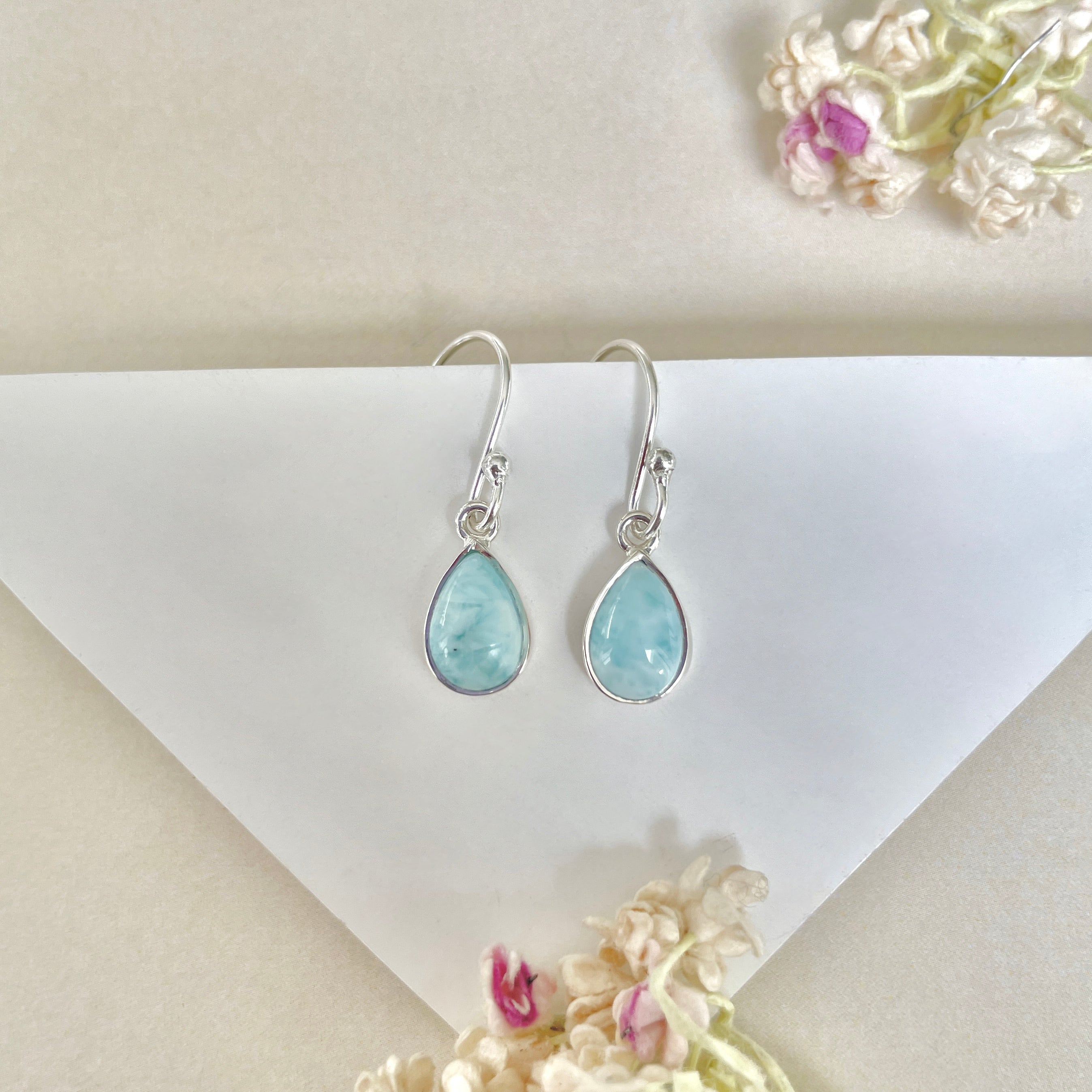 Larimar Earring-(LAR-E-900.)