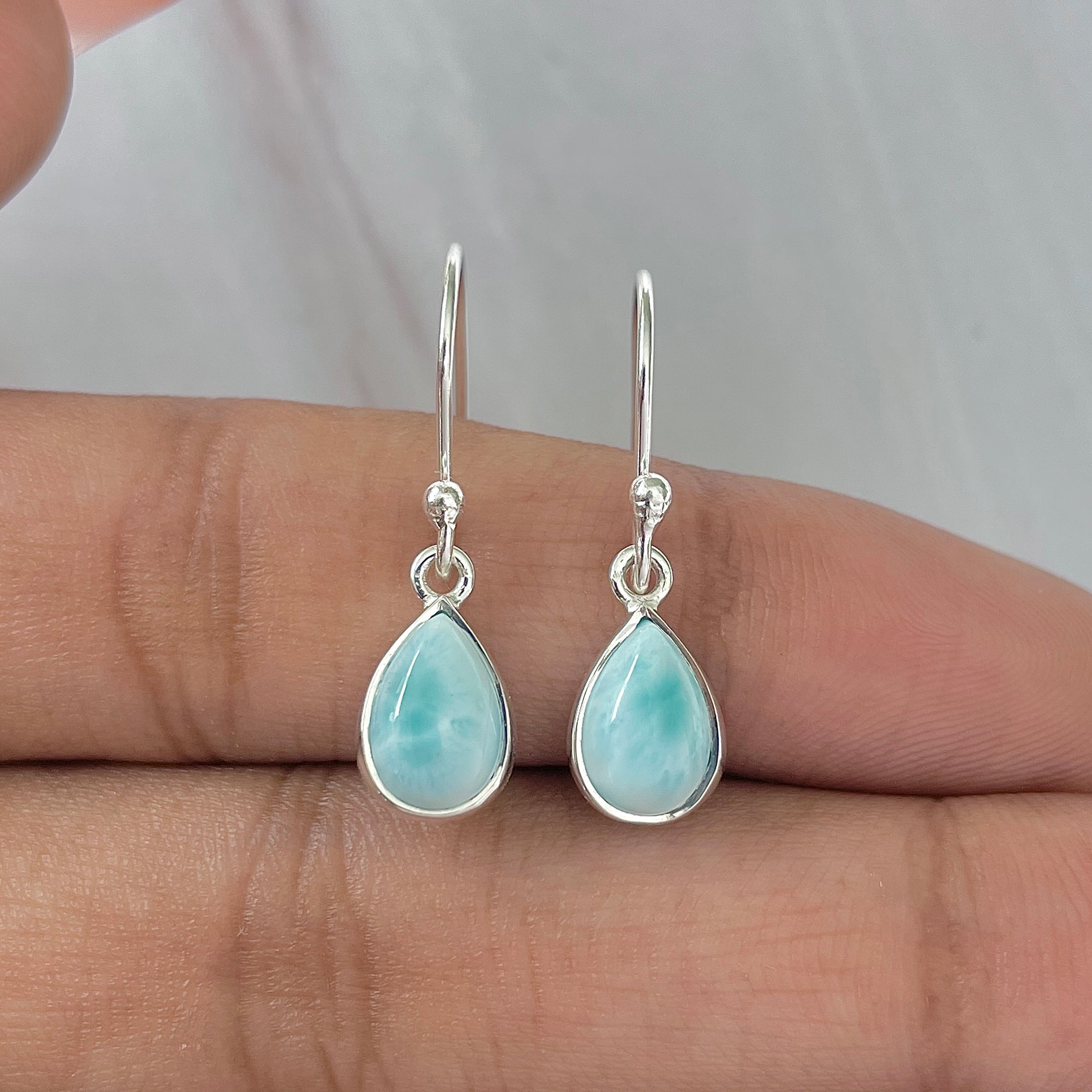 Larimar Earring-(LAR-E-901.)