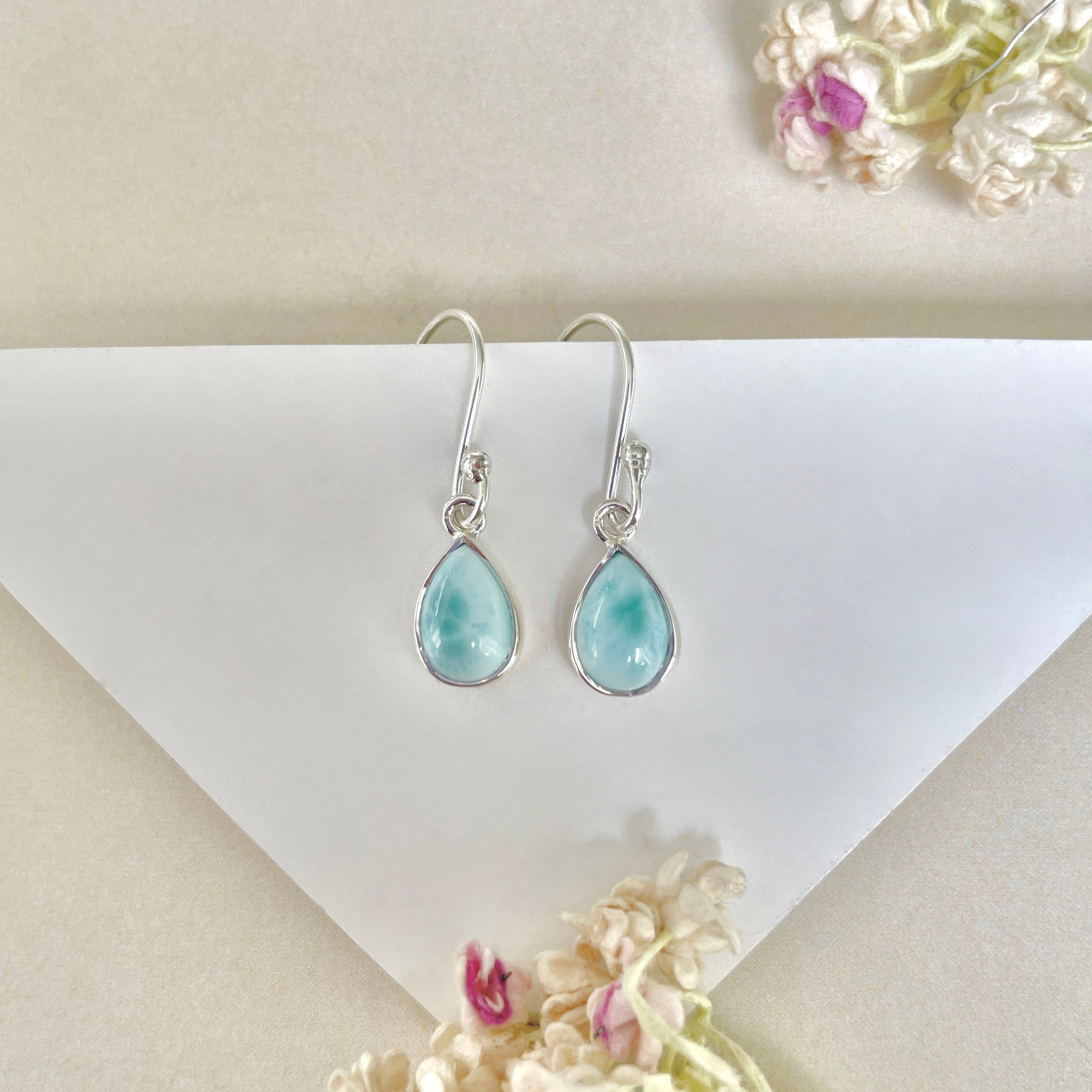 Larimar Earring-(LAR-E-901.)