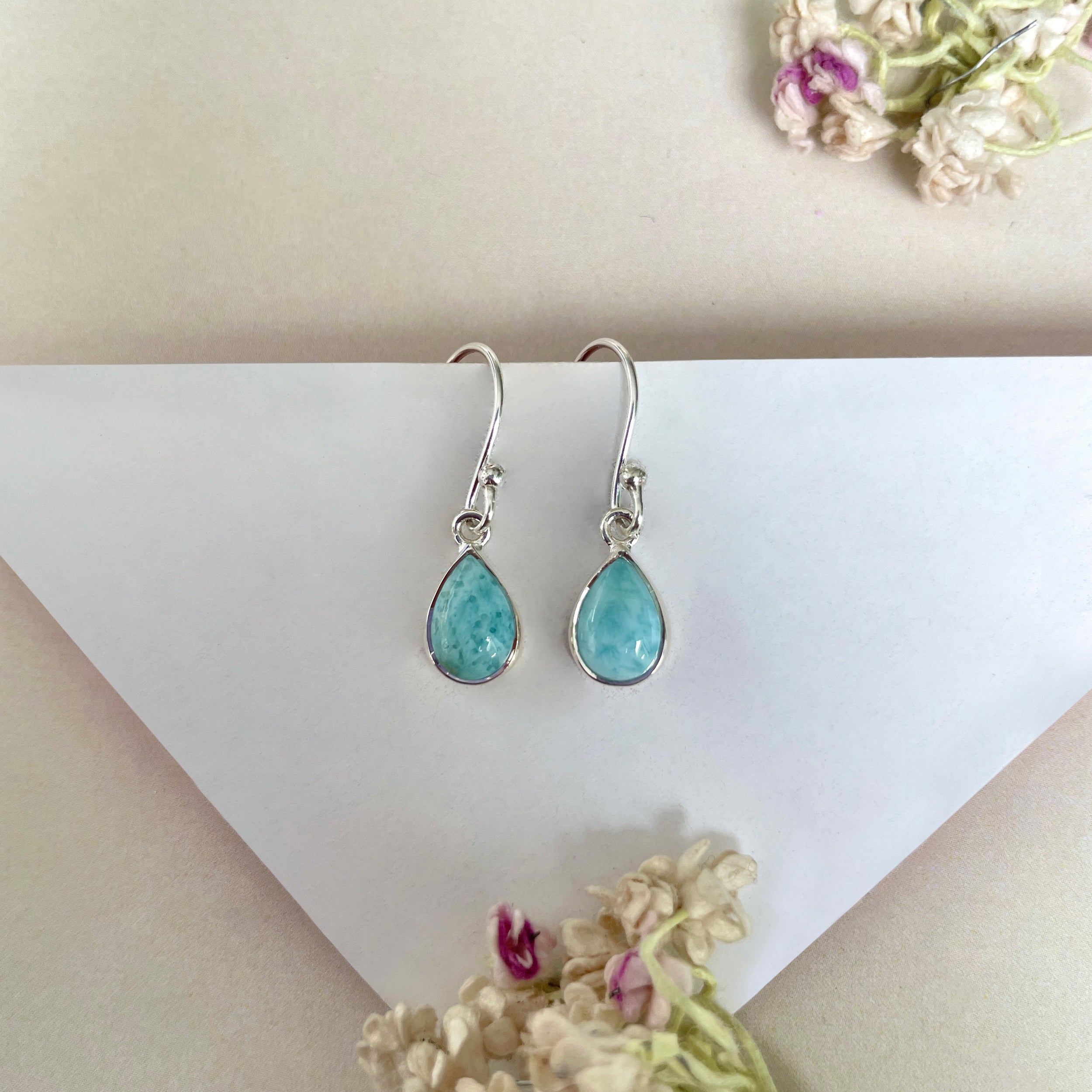Larimar Earring-(LAR-E-903.)