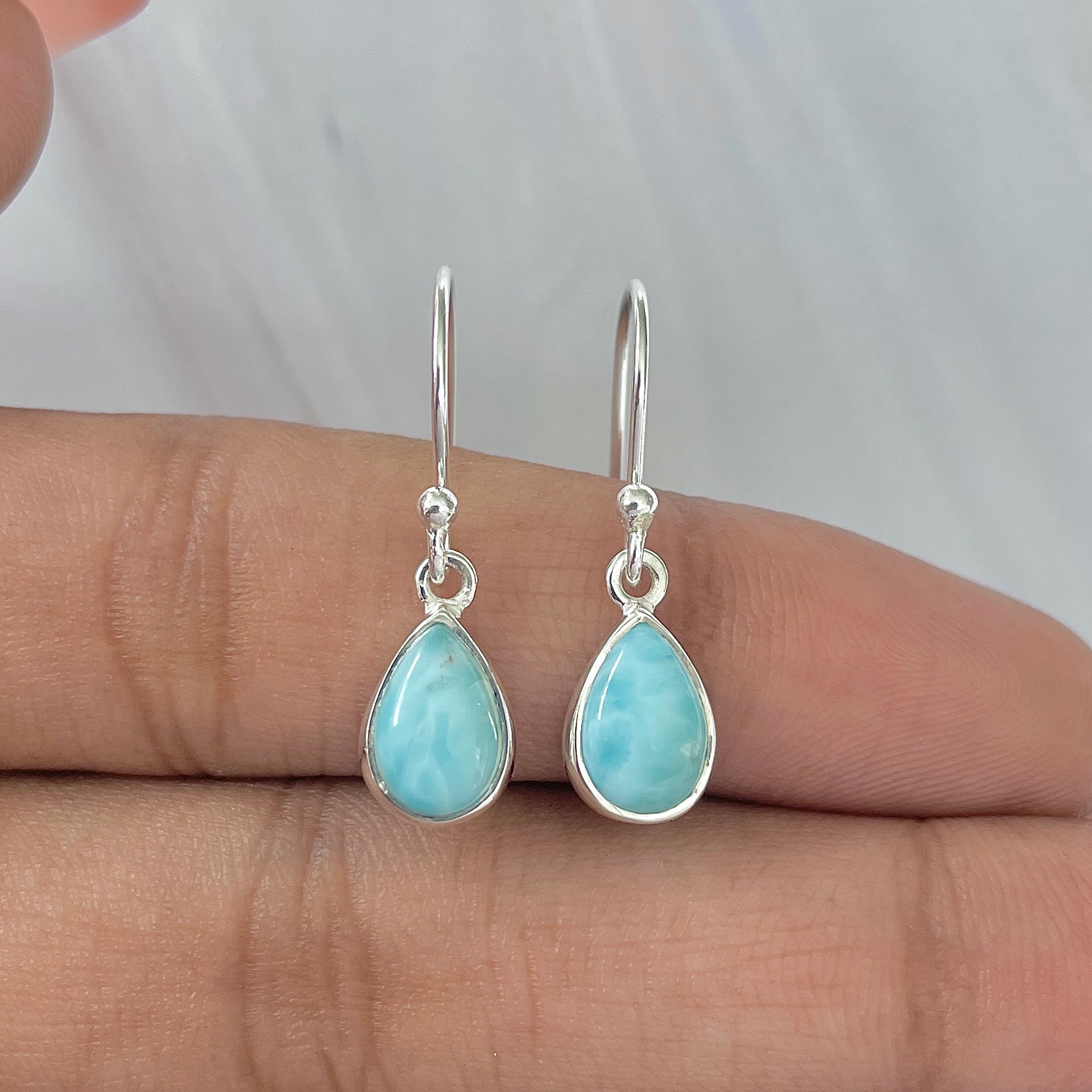 Larimar Earring-(LAR-E-912.)