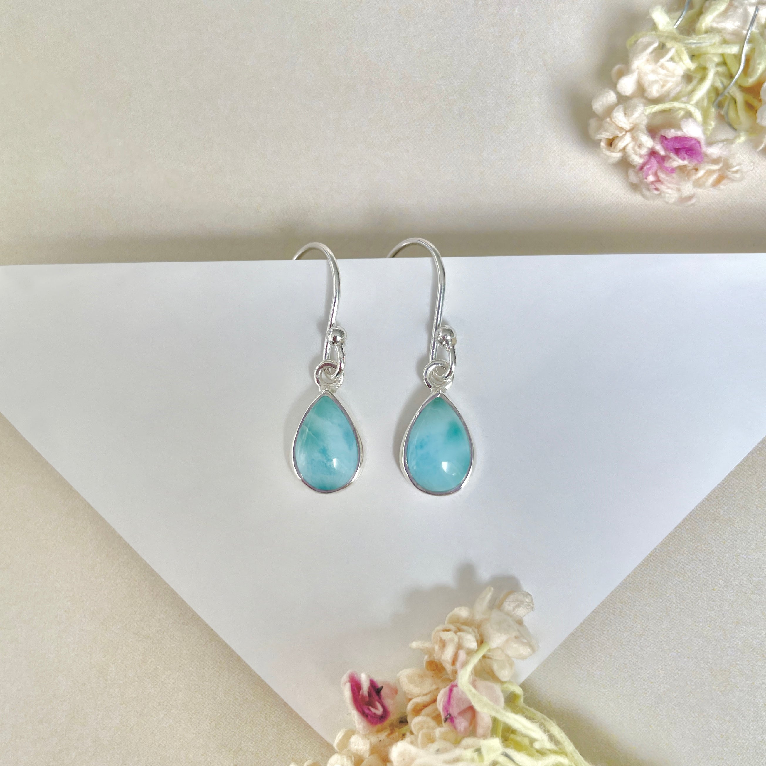 Larimar Earring-(LAR-E-920.)