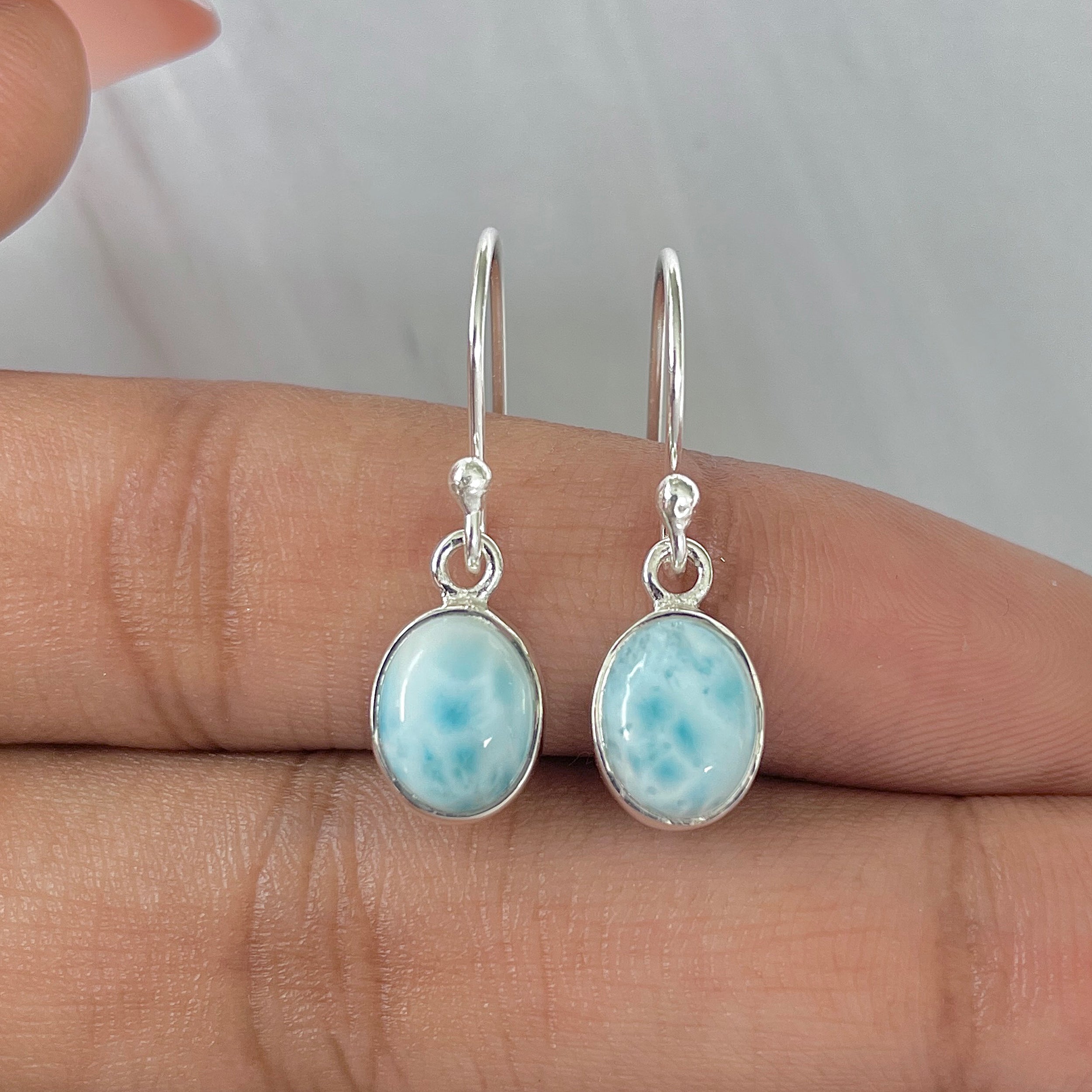 Larimar Earring-(LAR-E-988.)