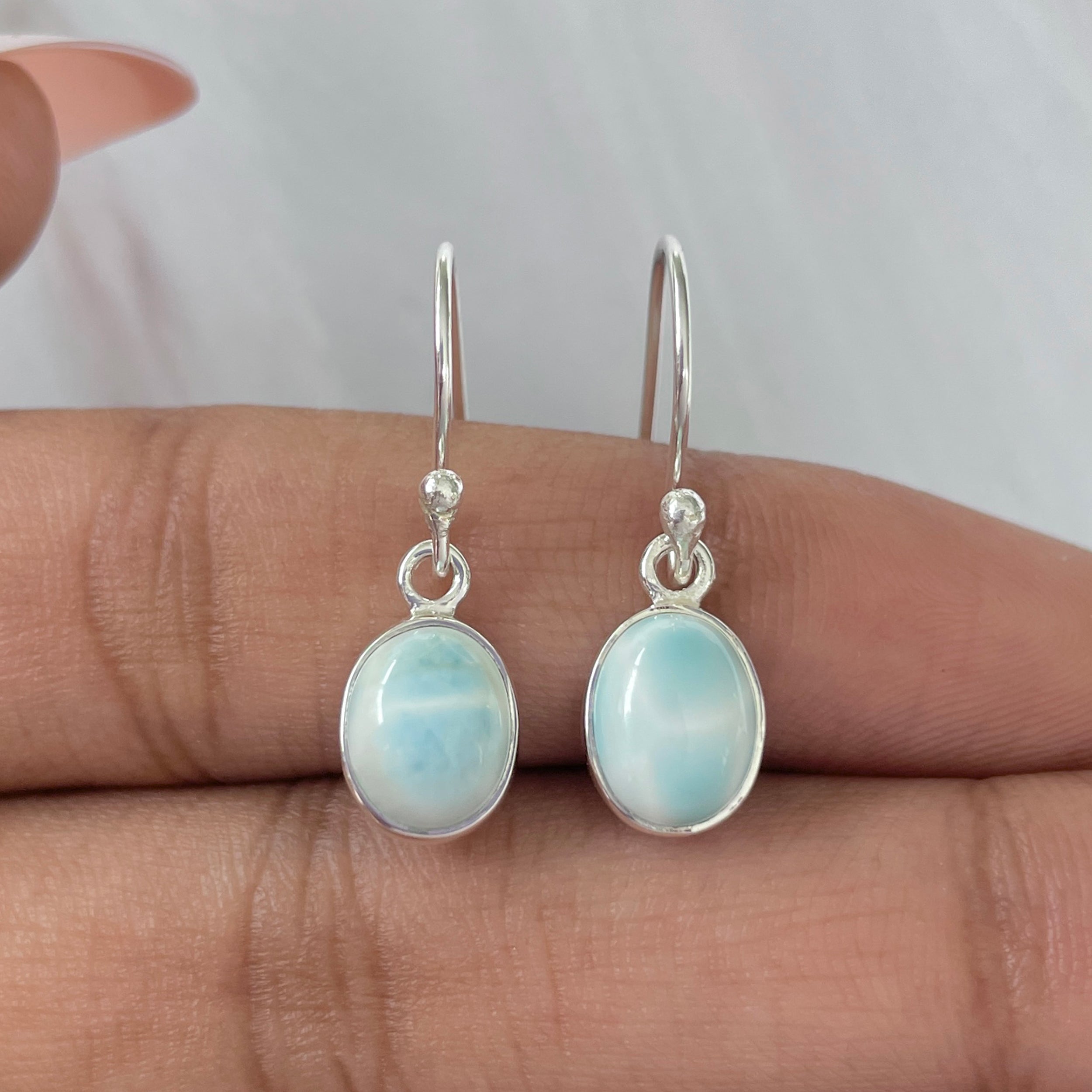 Larimar Earring-(LAR-E-999.)