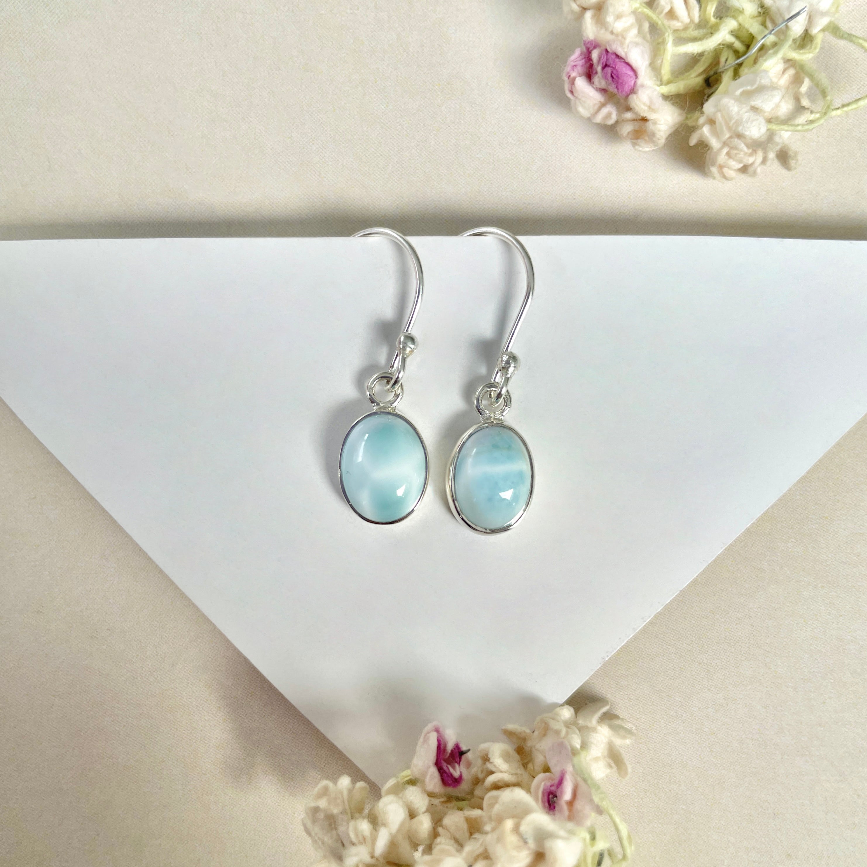 Larimar Earring-(LAR-E-999.)