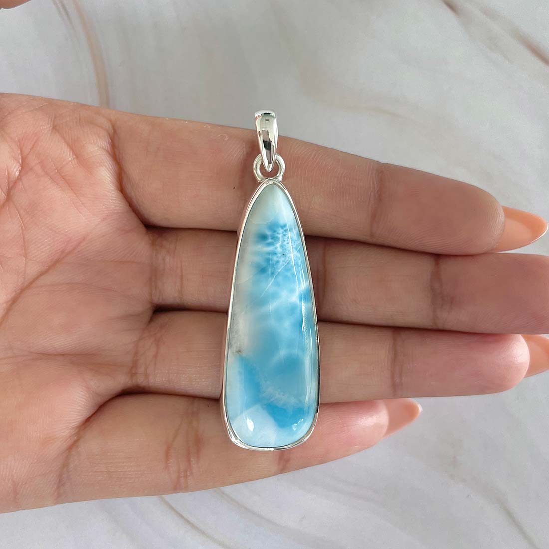 Larimar Pendant-(LAR-P-1021.)