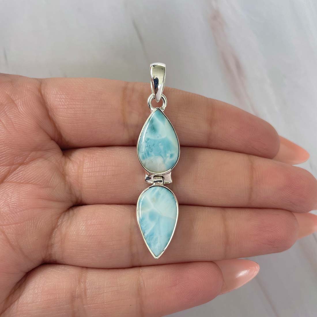 Larimar Pendant-(LAR-P-1105.)