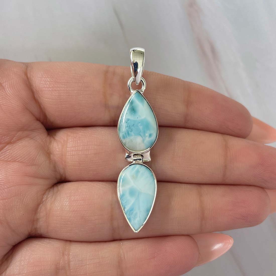 Larimar Pendant-(LAR-P-1105.)