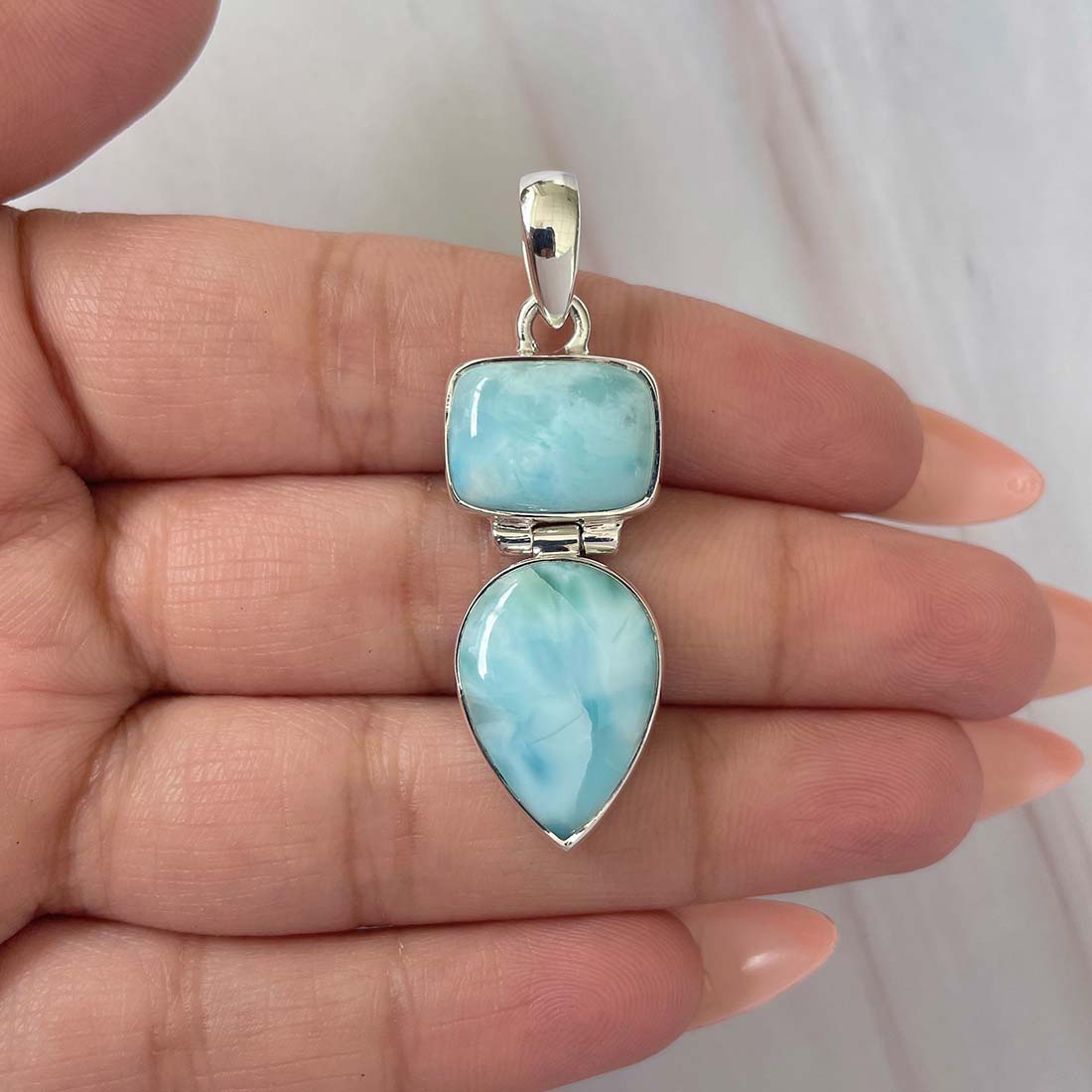 Larimar Pendant-(LAR-P-1111.)