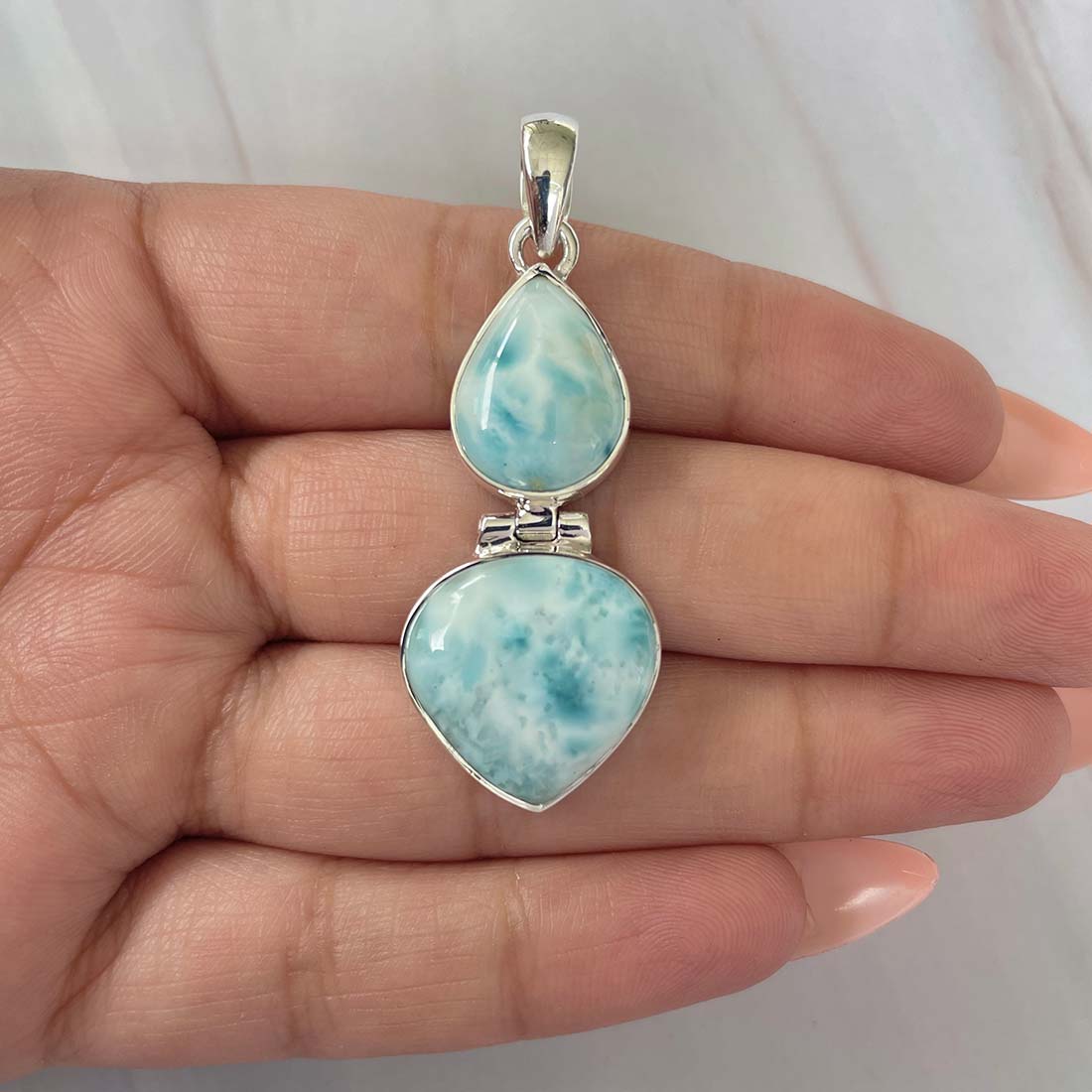 Larimar Pendant-(LAR-P-1127.)