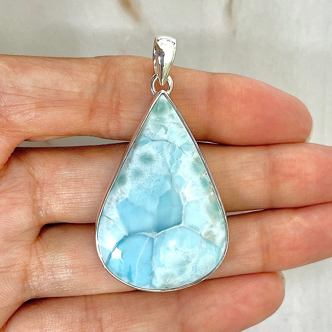 Larimar Pendant-(LAR-P-125.)