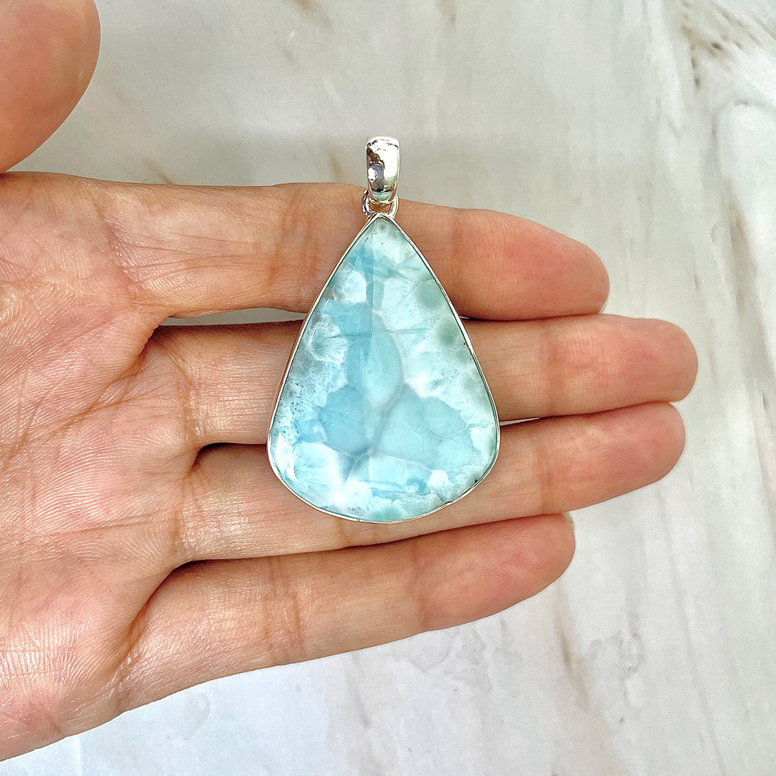 Larimar Pendant-(LAR-P-126.)
