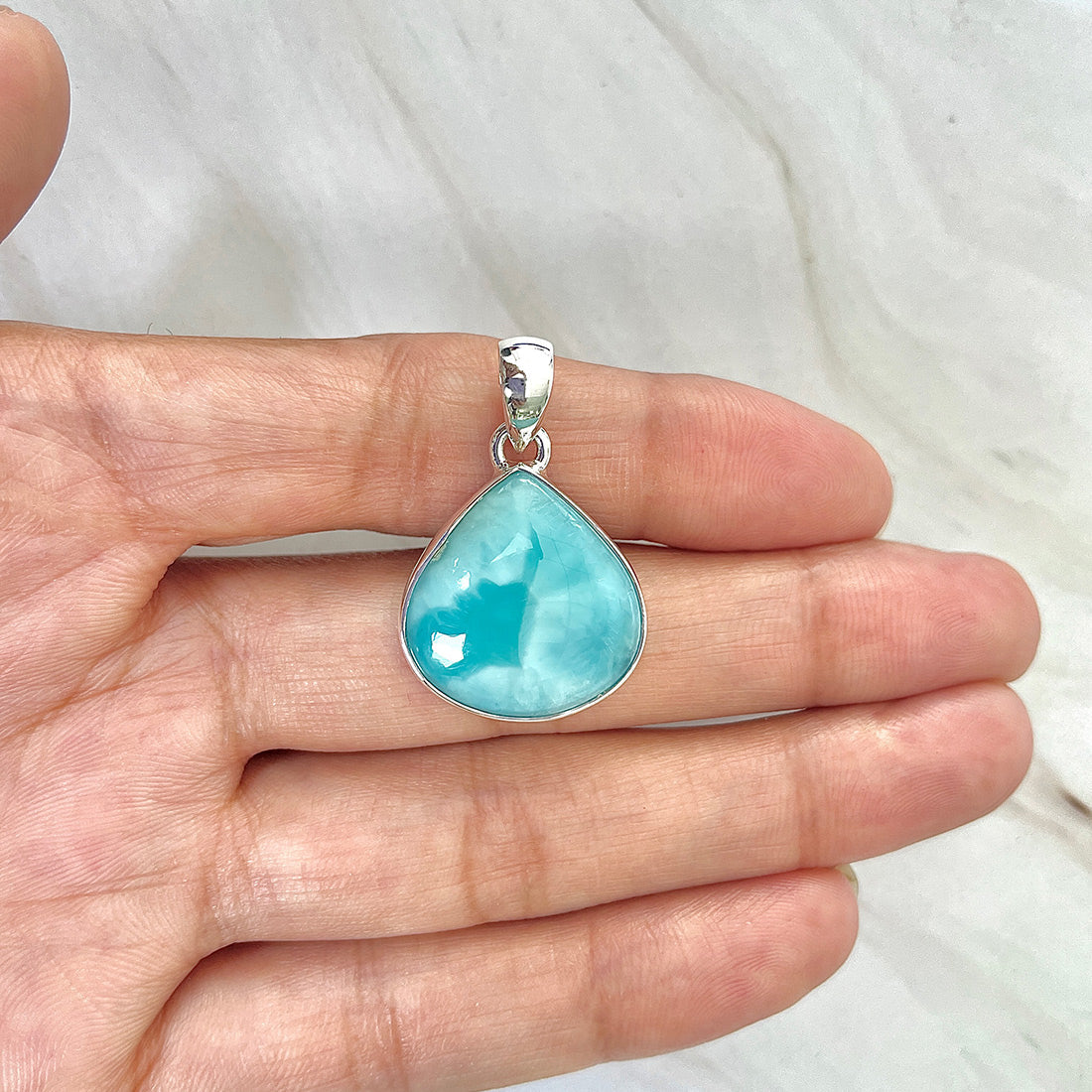 Larimar Pendant-(LAR-P-140.)