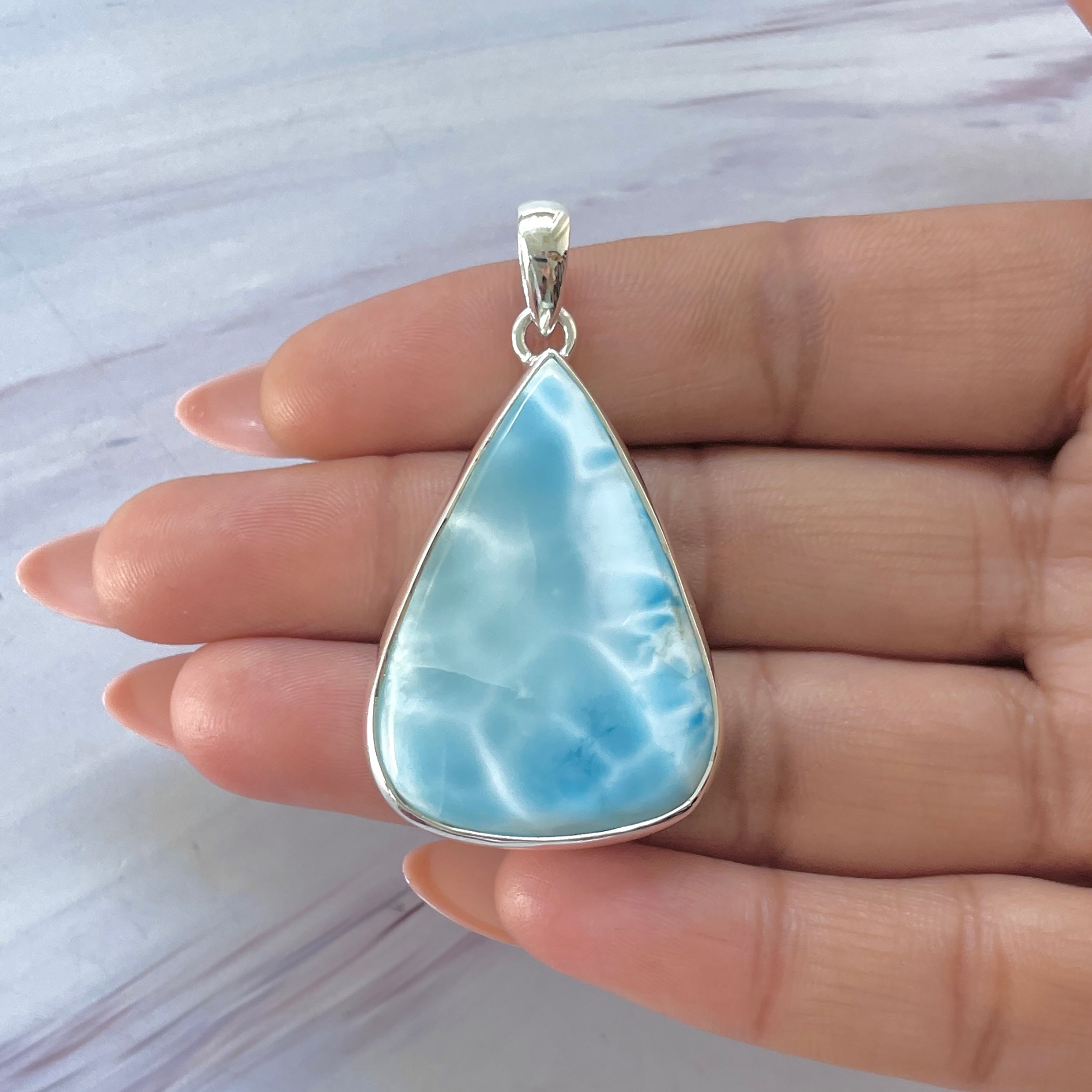 Larimar Pendant-(LAR-P-1401.)