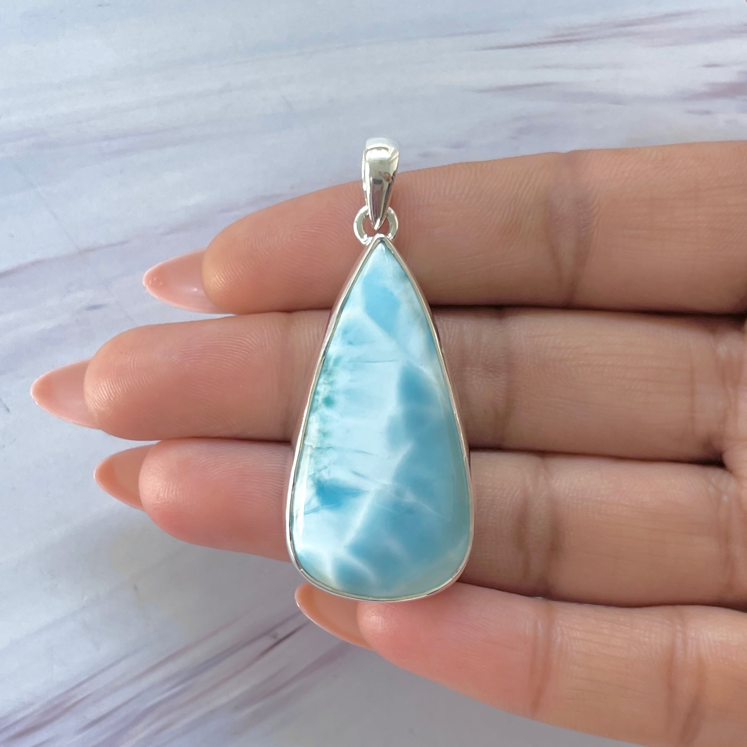 Larimar Pendant-(LAR-P-1406.)
