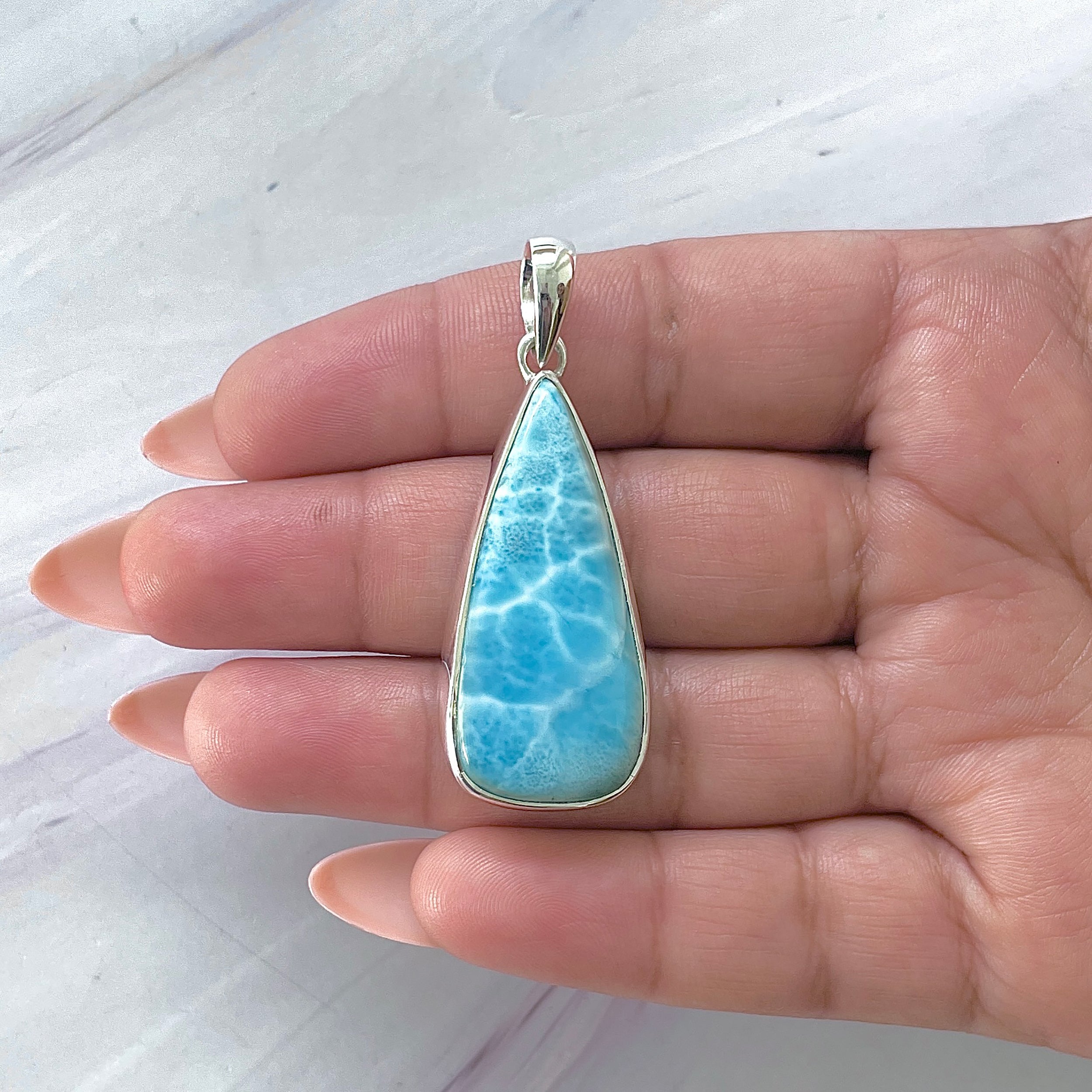 Larimar Pendant-(LAR-P-1426.)
