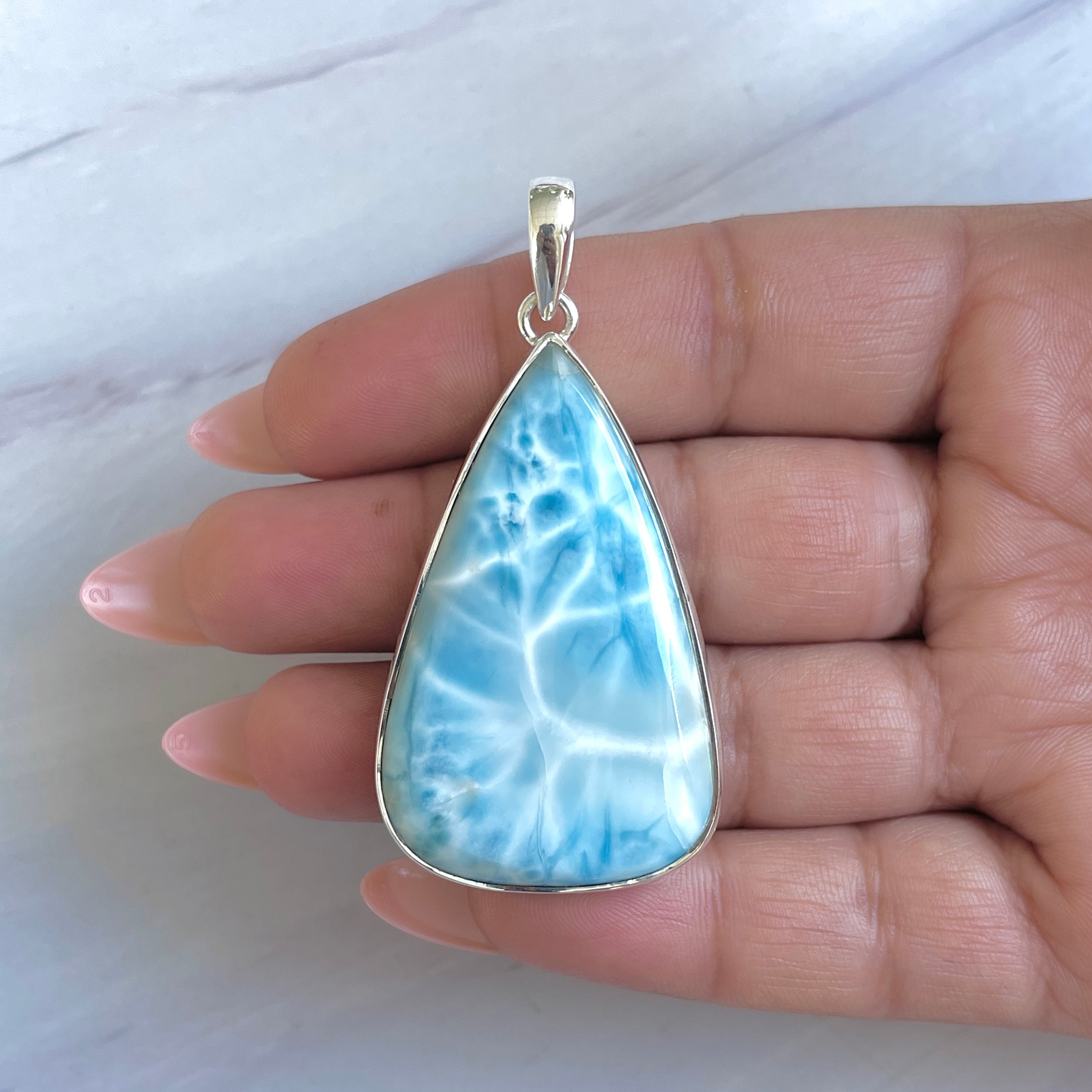 Larimar Pendant-(LAR-P-1467.)