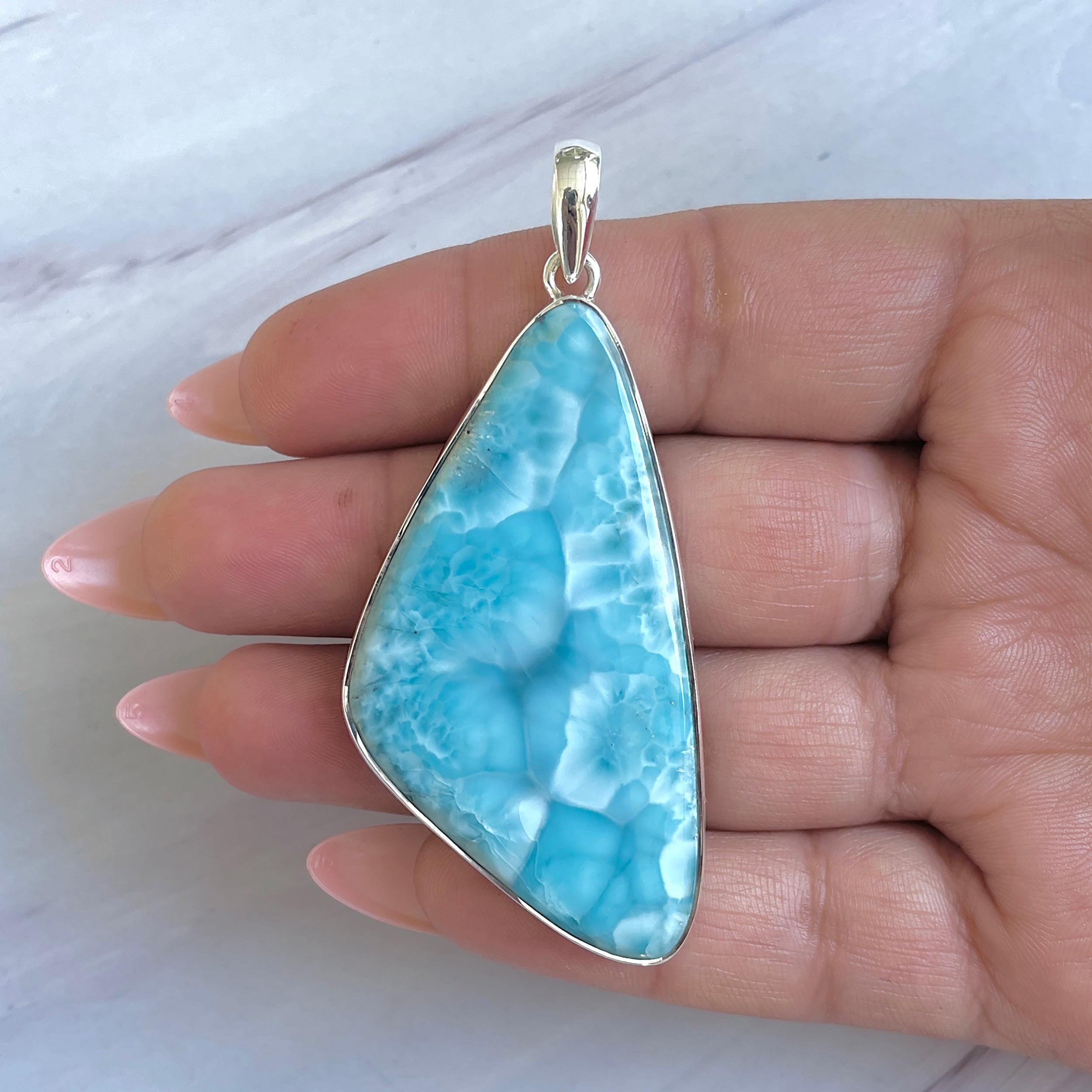 Larimar Pendant-(LAR-P-1468.)
