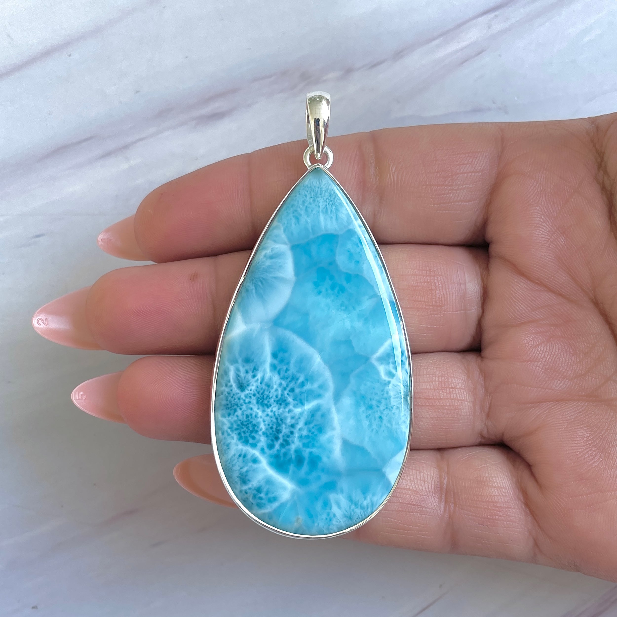 Larimar Pendant-(LAR-P-1488.)