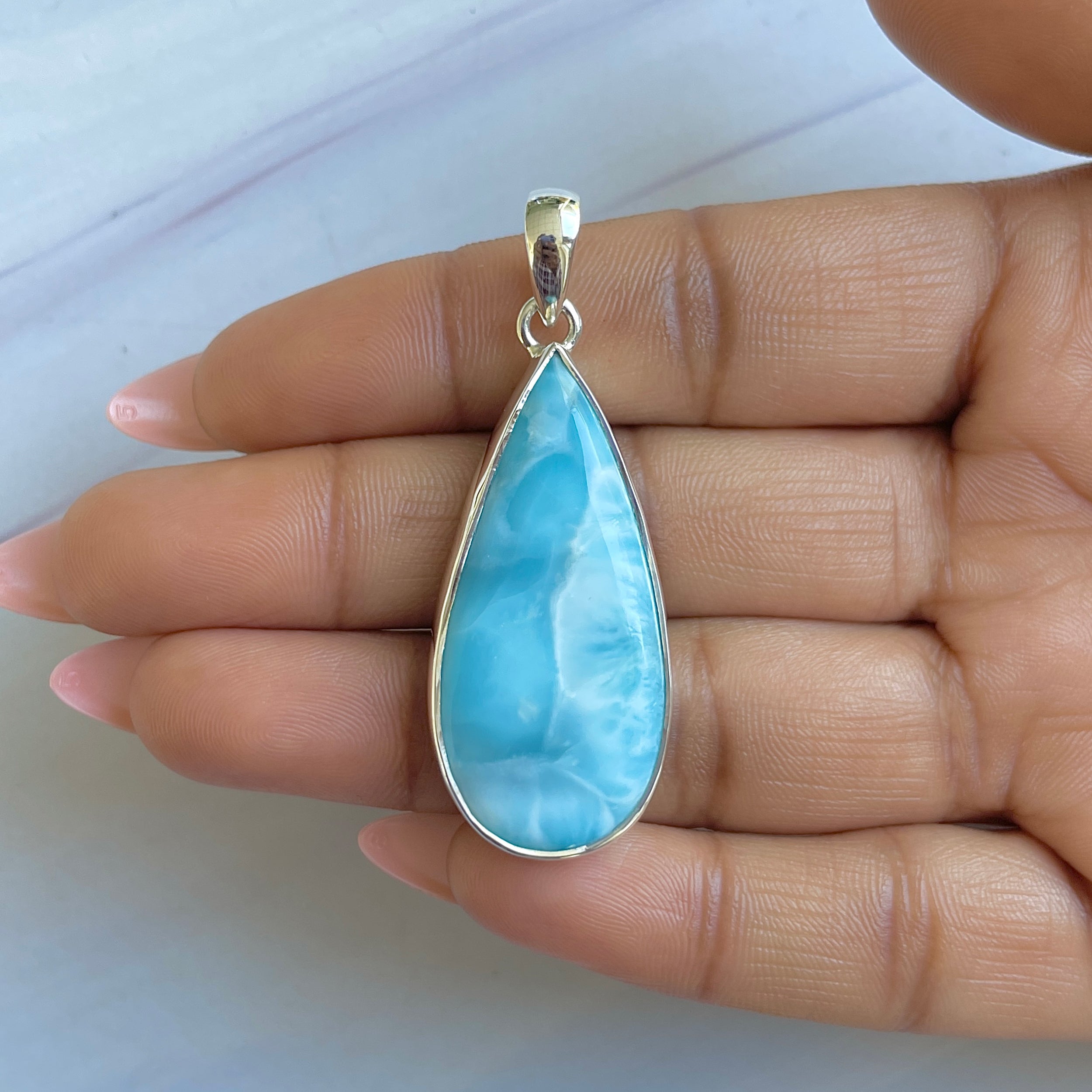 Larimar Pendant-(LAR-P-1500.)