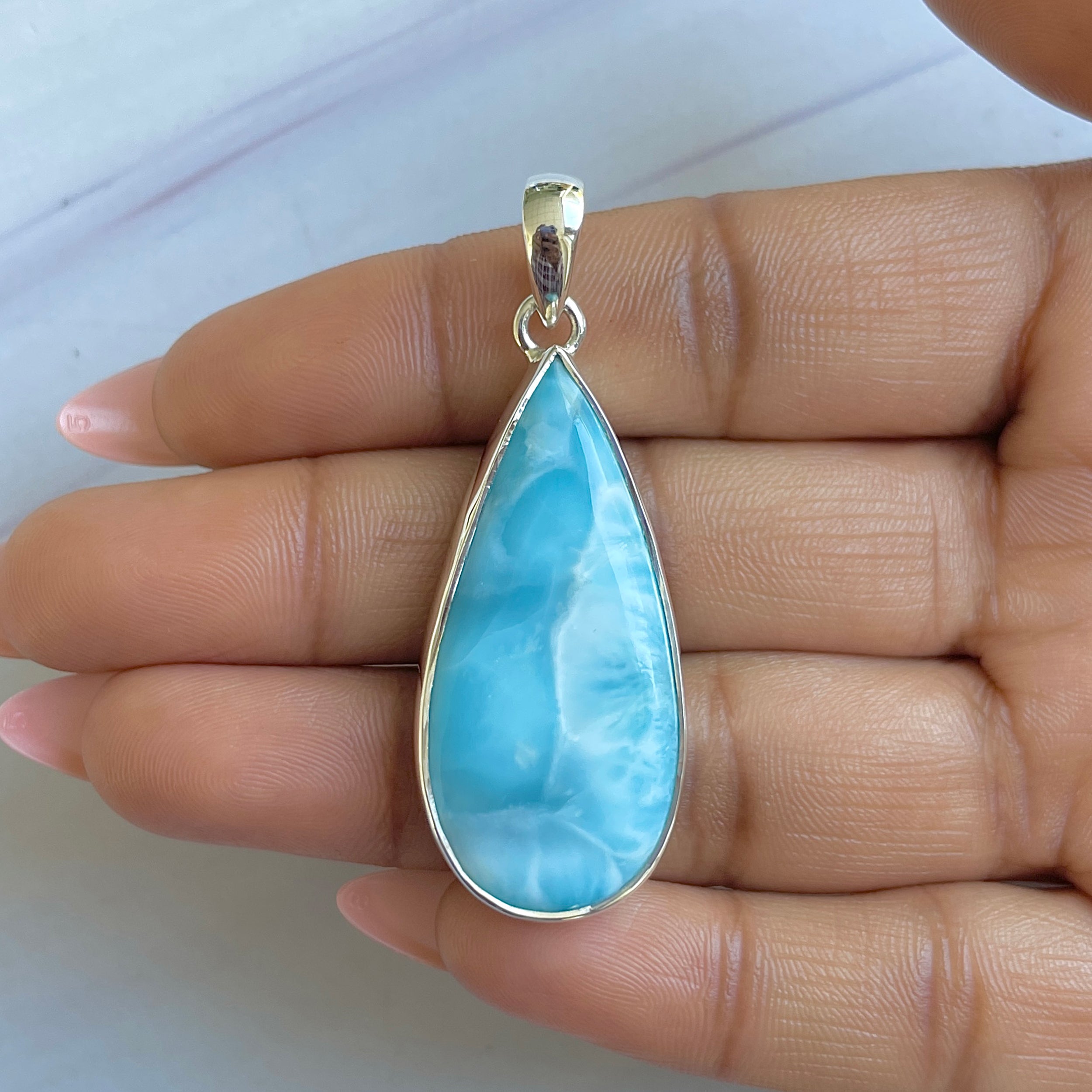 Larimar Pendant-(LAR-P-1500.)